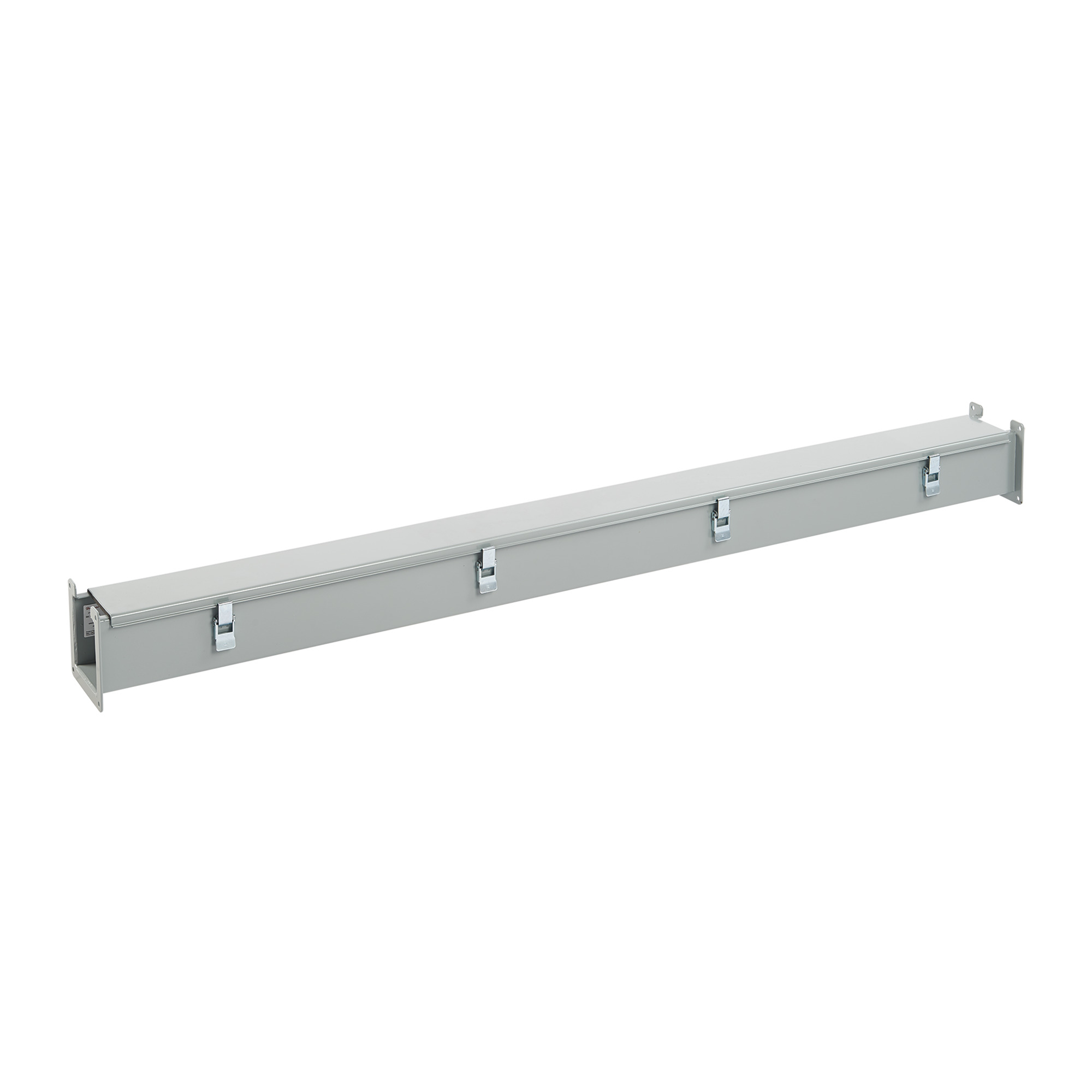 F22L120 F10 Lay-In Straight Section Wireway, 120 in L x 2-1/2 in W x 2-1/2 in H, Butt Hinged Cover, Steel