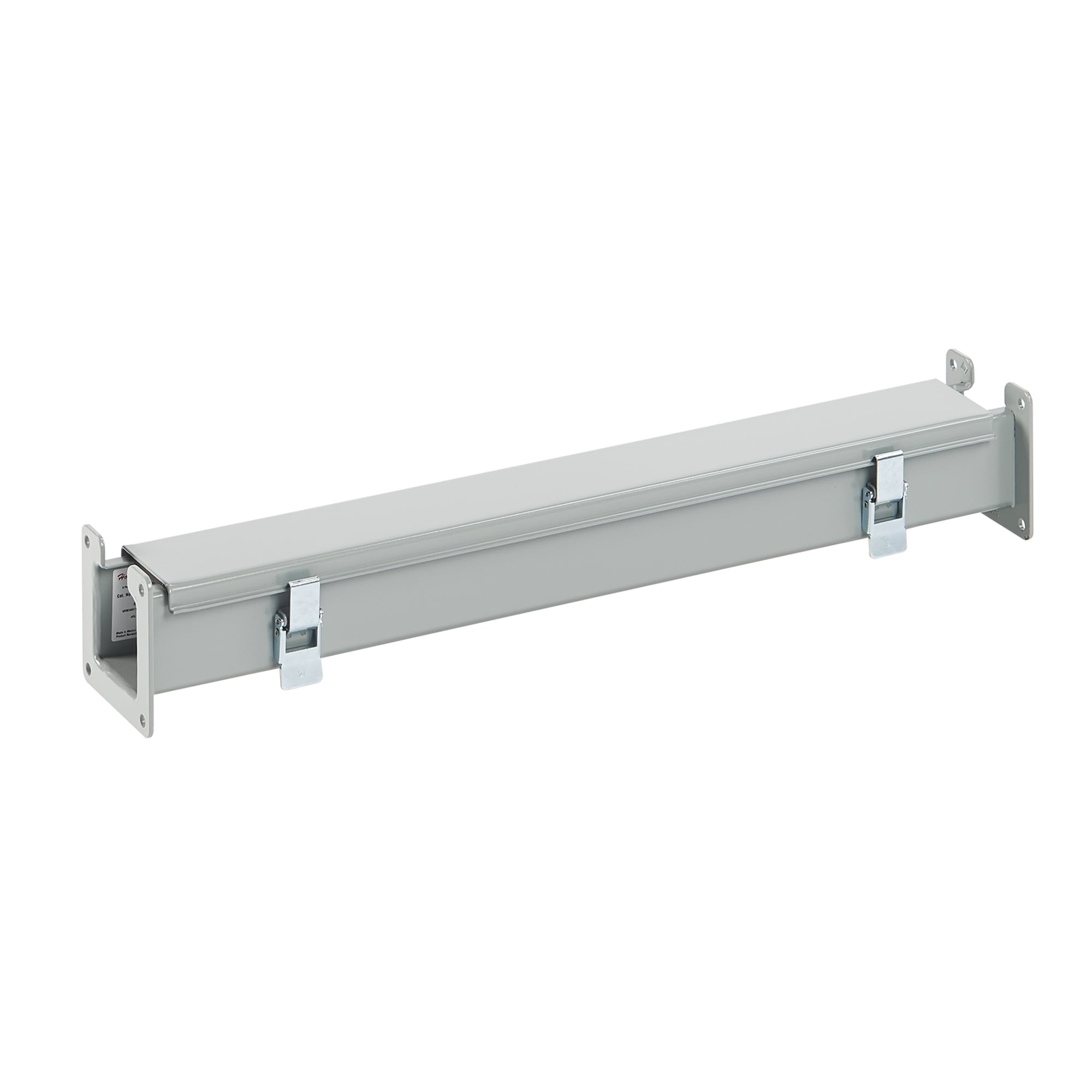F22L24 F10 Lay-In Straight Section Wireway, 24 in L x 2-1/2 in W x 2-1/2 in H, Butt Hinged Cover, Steel