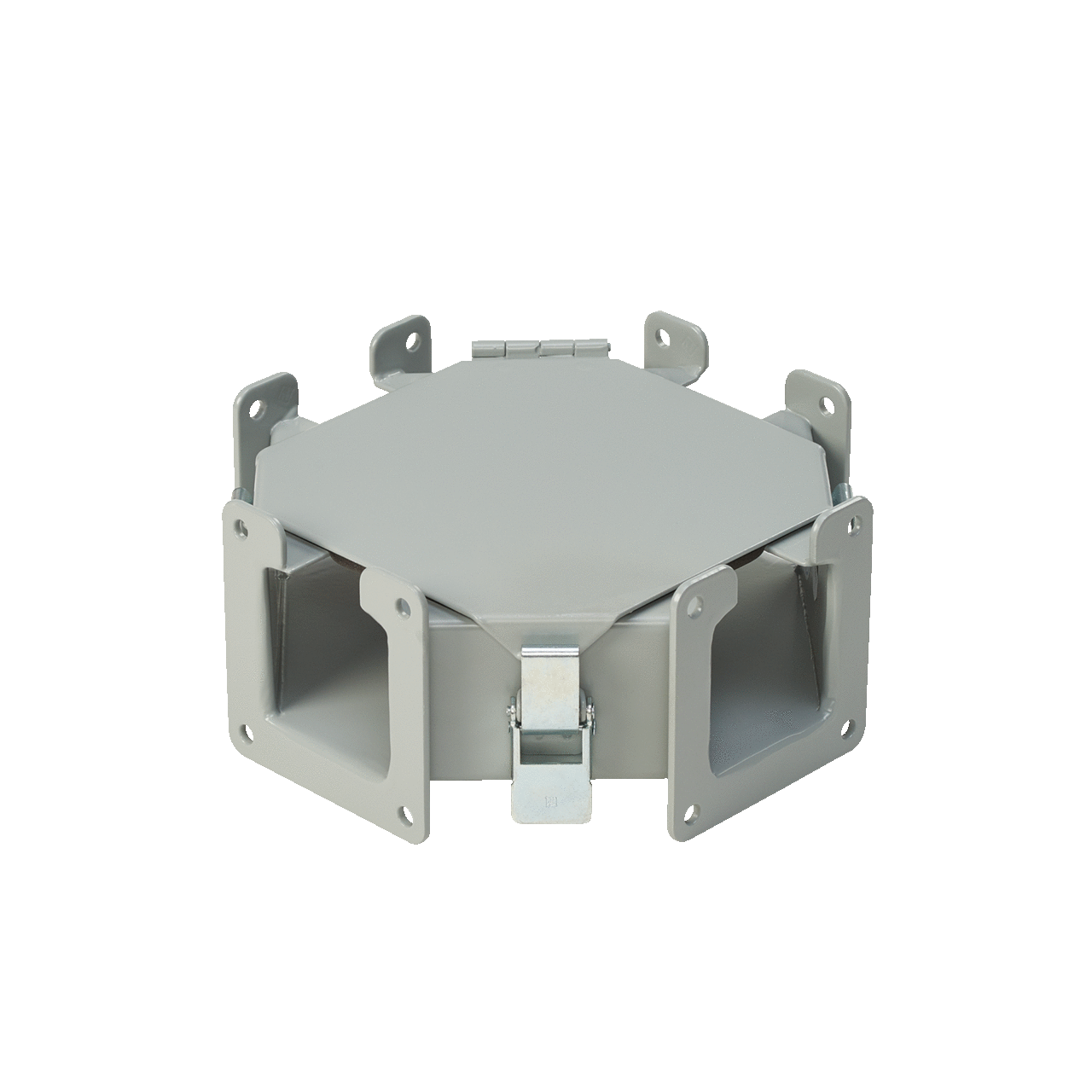F22LC F10 Wireway Cross, For Use With 2-1/2 x 2-1/2 in NEMA 12 Lay-In Wireway, Steel, Gray