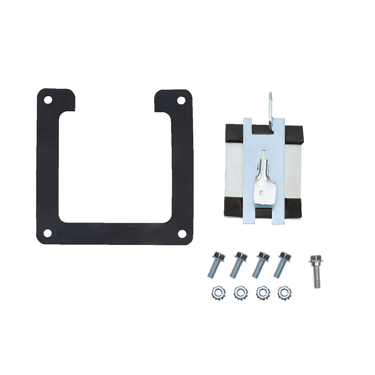 F22LSGQR F10 Flat Quick Release Sealing Plate, 2-1/2 x 2-1/2 in, For Use With NEMA 12 Lay-In Wireway, Steel