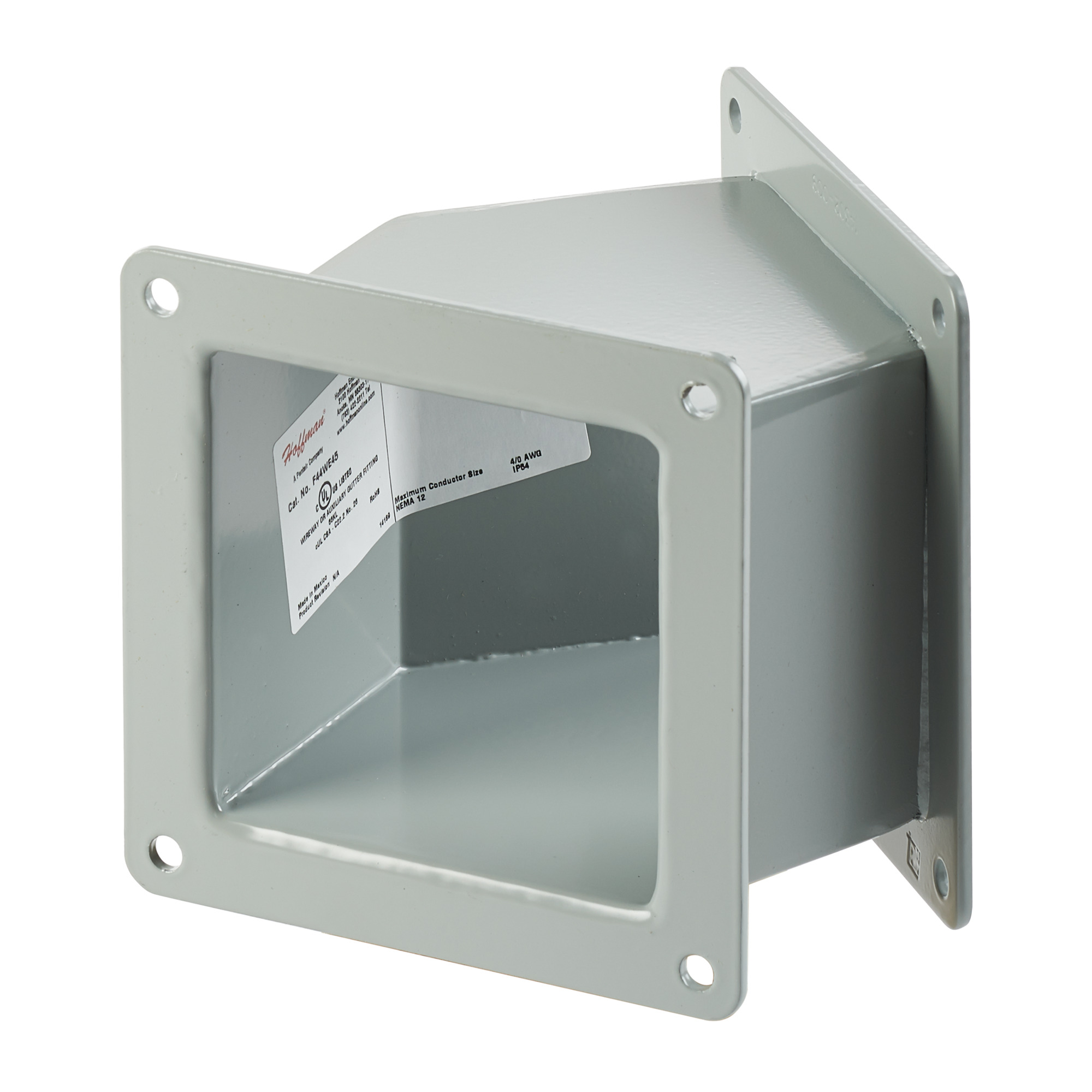 F22WE45 F20 Wireway Elbow, 45 deg Bend, Steel