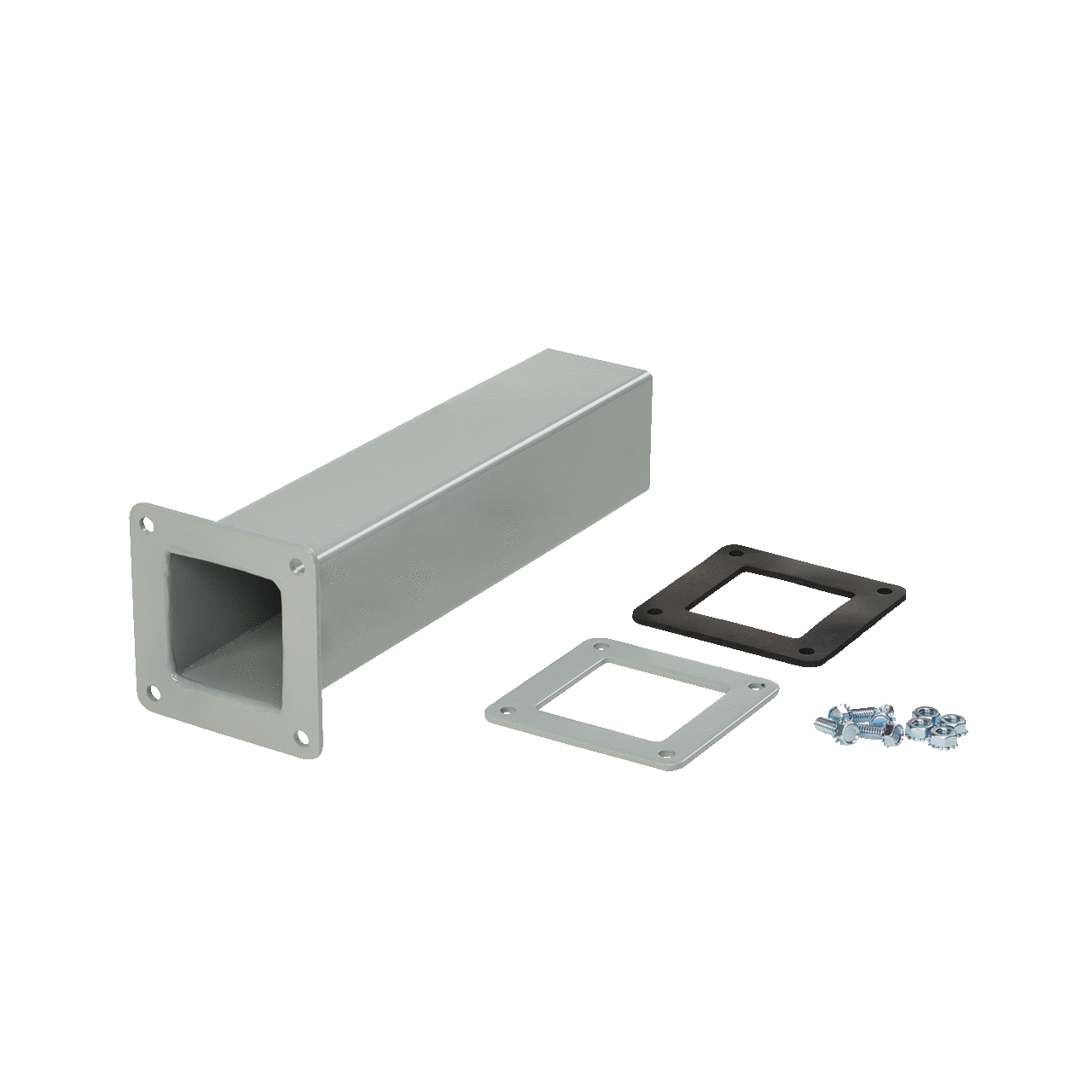 F22WX F20 Cut-Off Fitting, For Use With NEMA 12 Feed-Through Wireway, Steel, Gray
