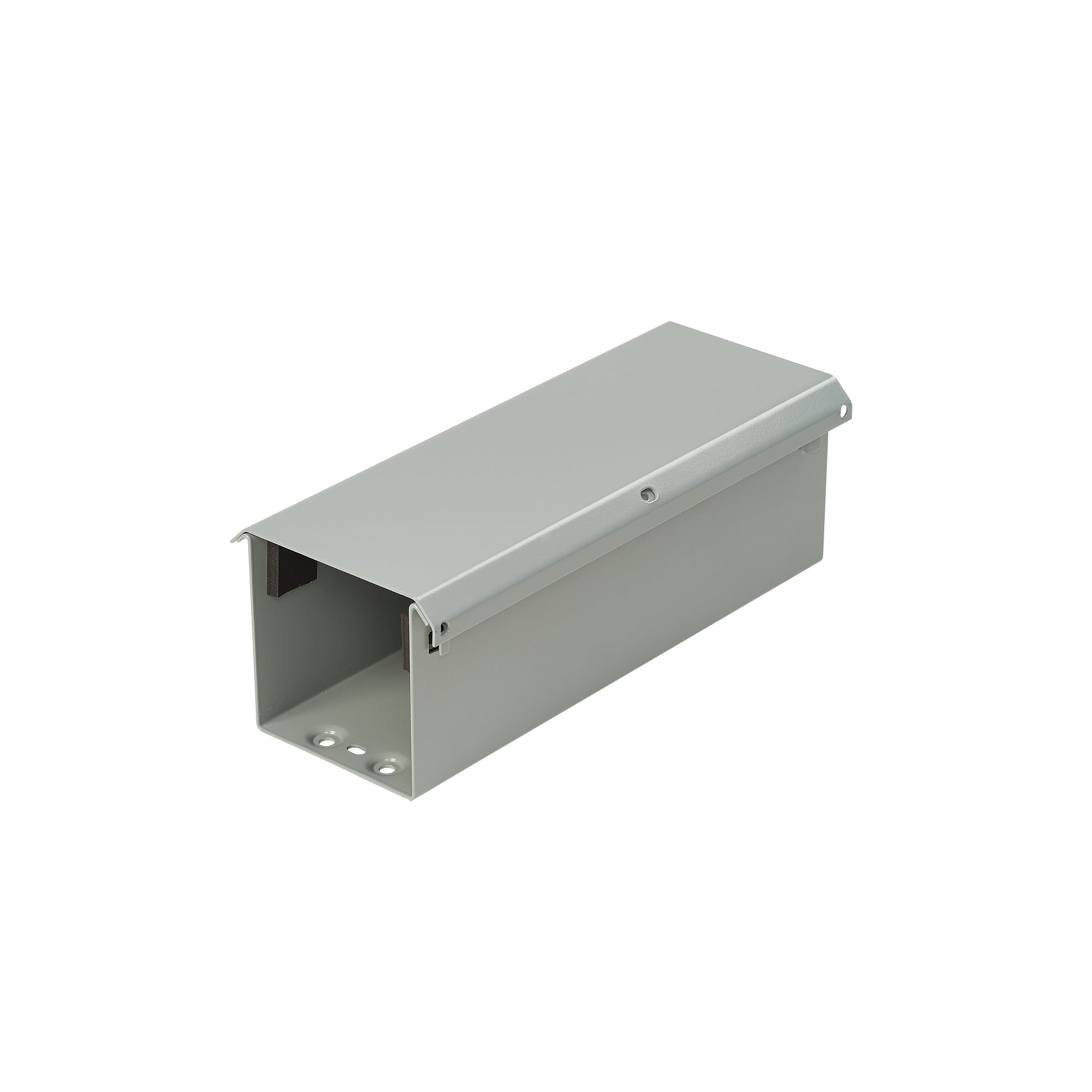 F44T3R120 F30G Lay-In Straight Section Wireway, 120 in L x 4 in W x 4 in H, Hinged Cover, Steel