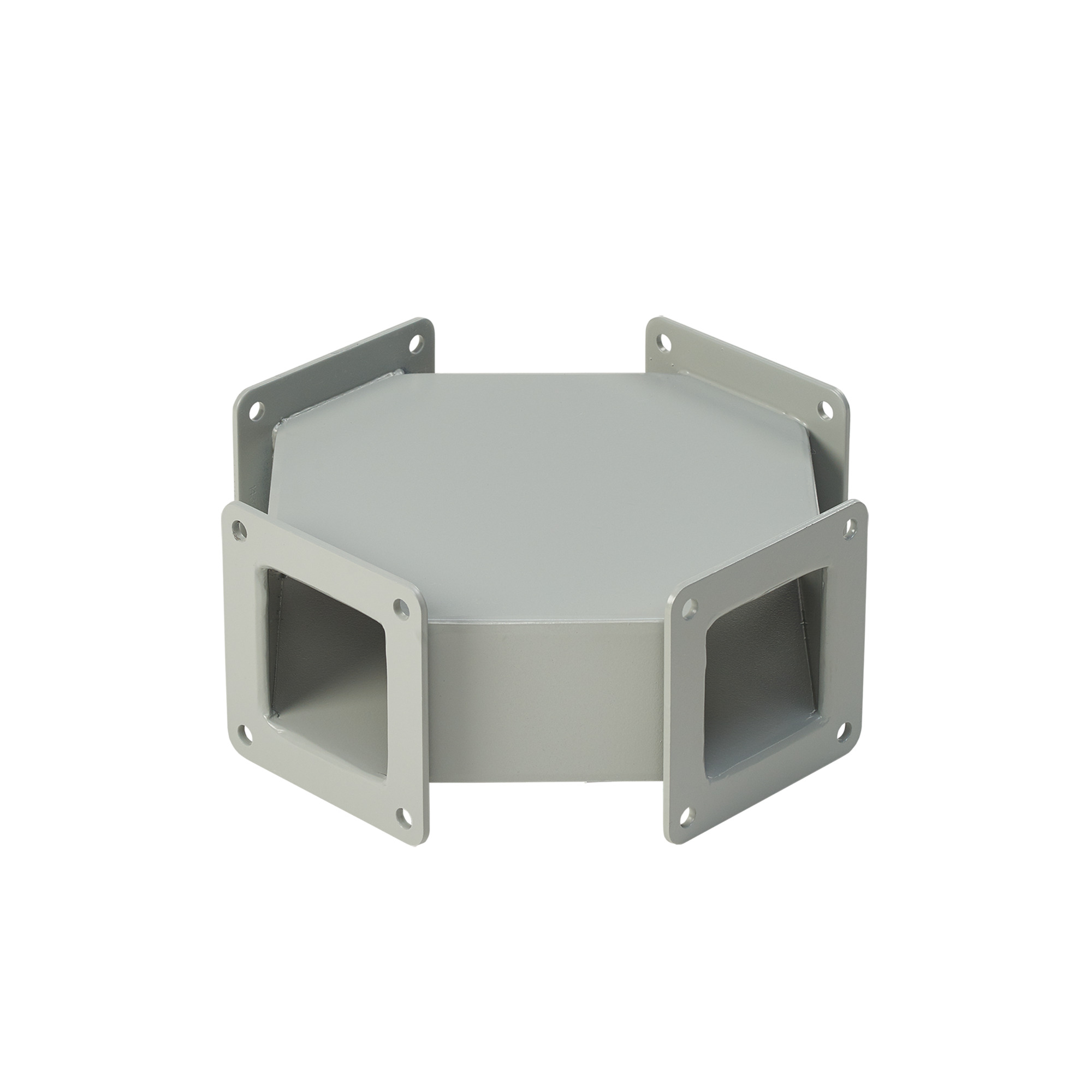 F44WC F20 Wireway Cross, For Use With 4 x 4 in NEMA 12 Feed-Through Wireway, Steel, Gray