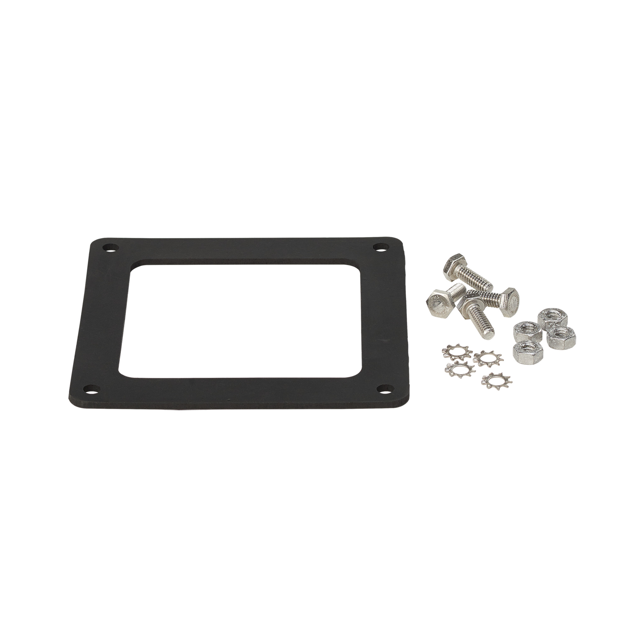 F44WGSS F22 Gasket and Screw, For Use With 4 x 4 in NEMA 4X Stainless Steel Feed-Through Wireway, Rubber/Steel
