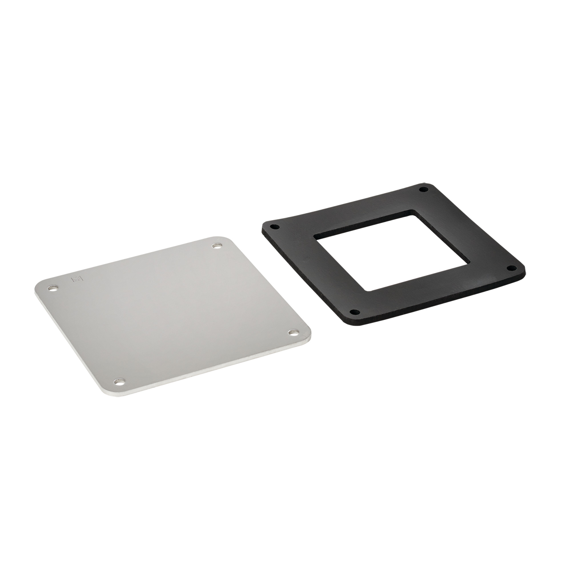 F44WPSS F22 Closure Plate, For Use With 4 x 4 in NEMA 4X Stainless Steel Feed-Through Wireway, 304 Stainless Steel