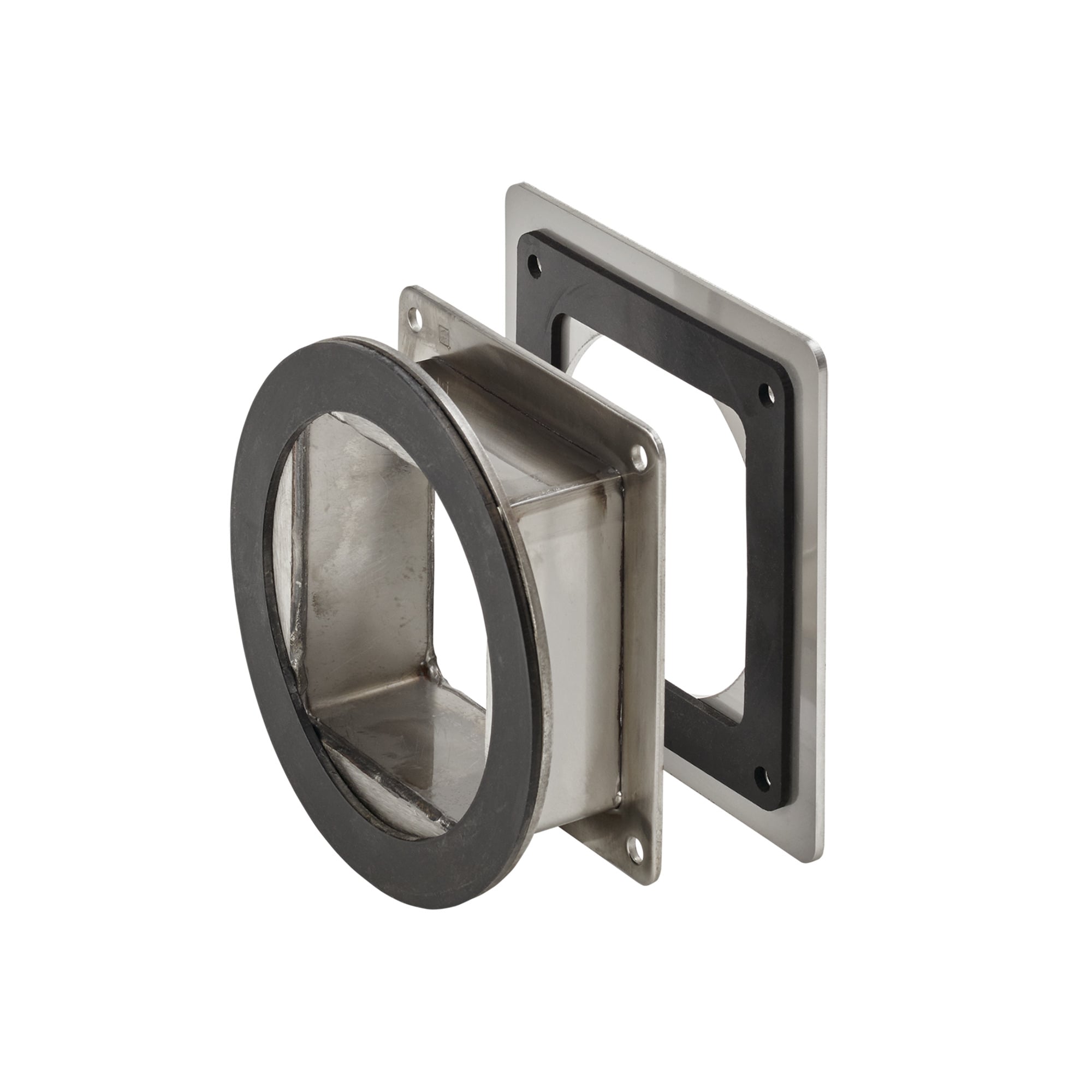 F44WSCSS F22 Regular Swivel Nipple, For Use With 4 x 4 in NEMA 4X Stainless Steel Feed-Through Wireway, 304 Stainless Steel