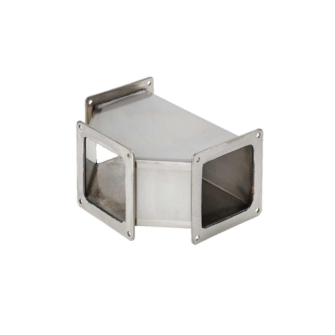 F44WTSS F22 Wireway Tee, For Use With 4 x 4 in NEMA 4X Stainless Steel Feed Through Wireway, 304 Stainless Steel