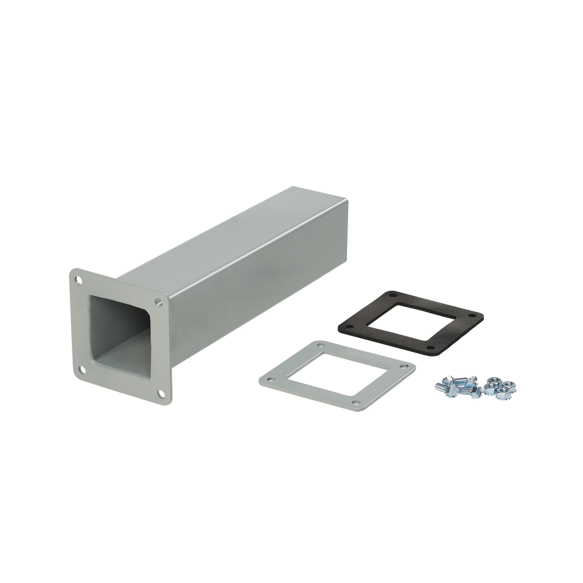 F44WX F20 Cut-Off Fitting, For Use With NEMA 12 Feed-Through Wireway, Steel, Gray