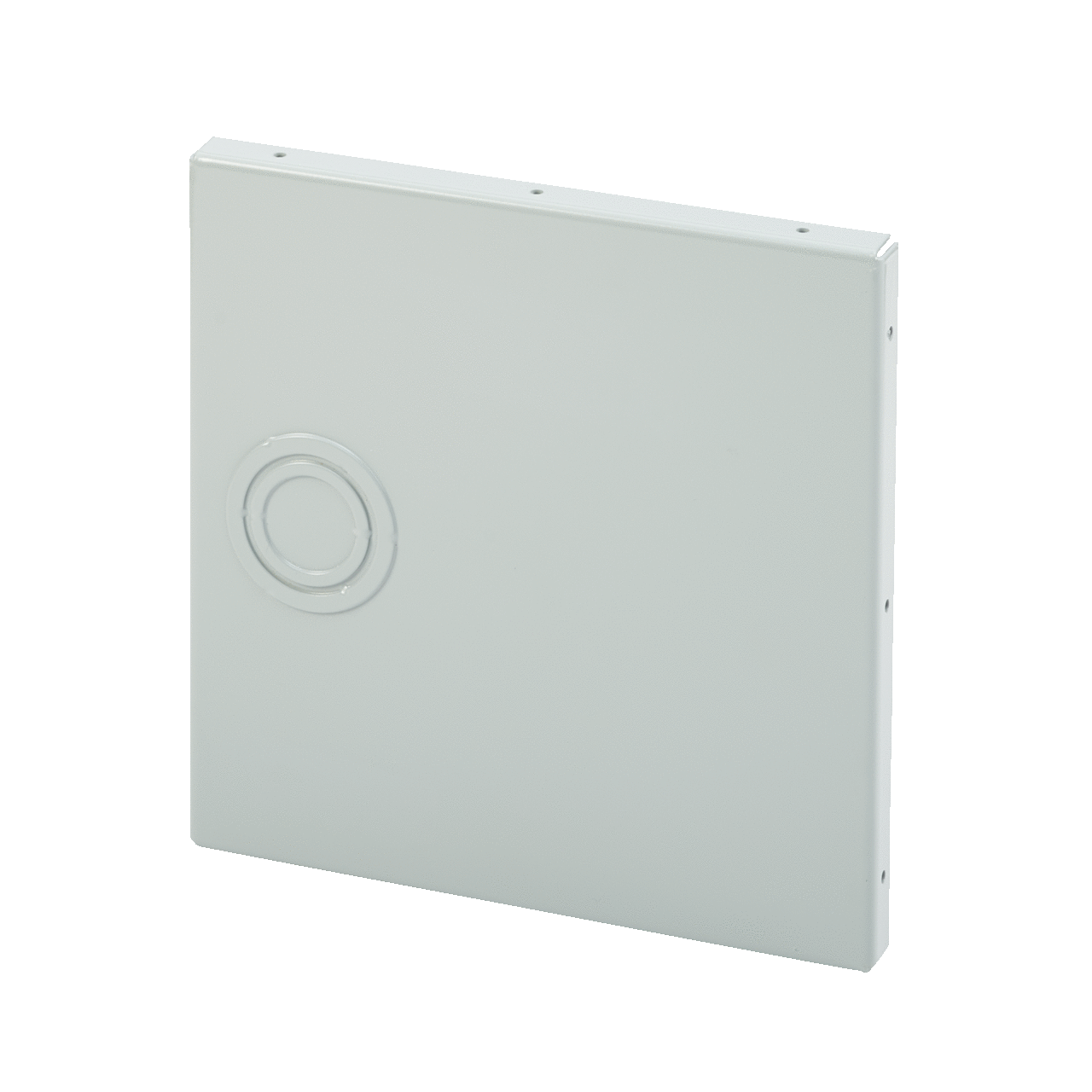 F66GCP F40PF Closure Plate With Knockout, For Use With 6 x 6 in NEMA 1 Lay-In Flat Cover Wireway, Steel, Gray