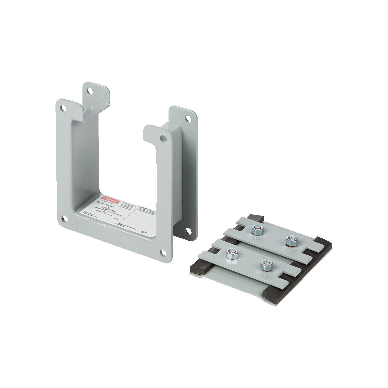 F66LN1 F10 Nipple, For Use With 6 x 6 in NEMA 3R Lay-In Wireway, Steel, Gray