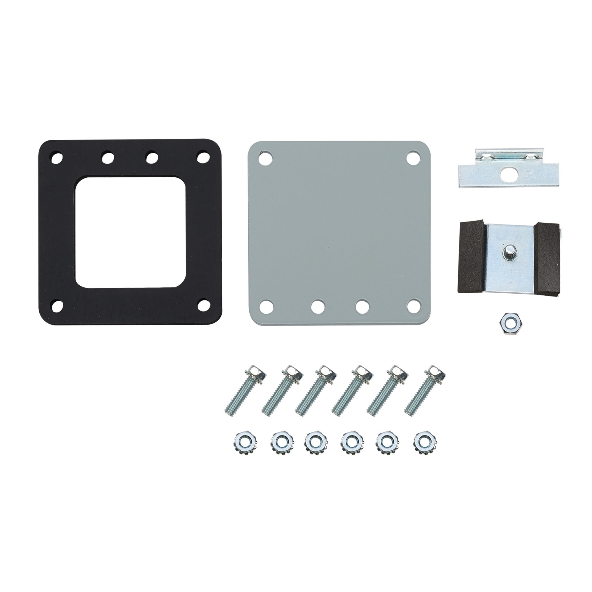 F66LP F10 Closure Plate, For Use With 6 x 6 in NEMA 12 Lay-In Wireway, Steel, Gray
