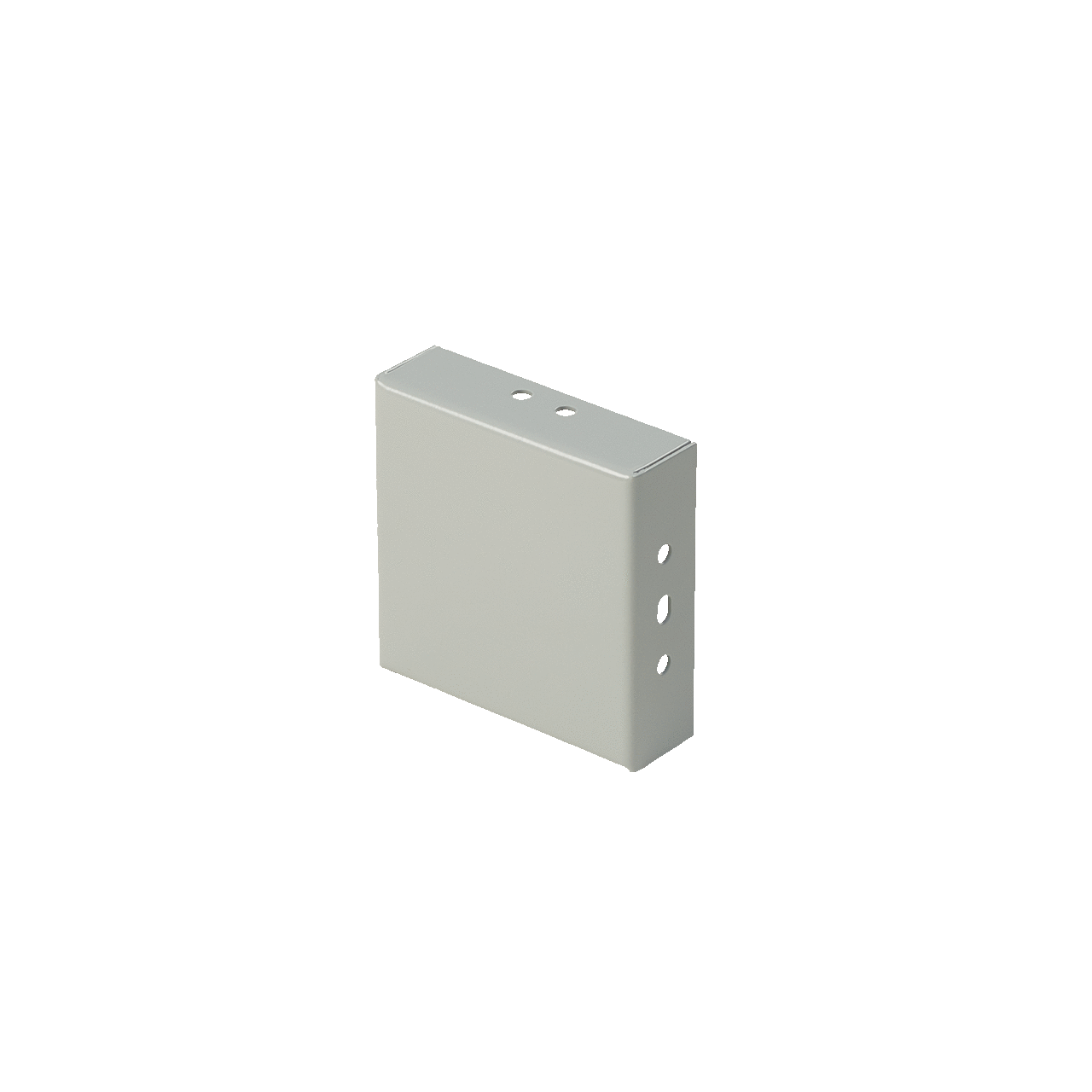 F66T3RCP F30G Closure Plate, For Use With 6 x 6 in NEMA 3R Lay-In Wireway and Trough, Steel, Gray
