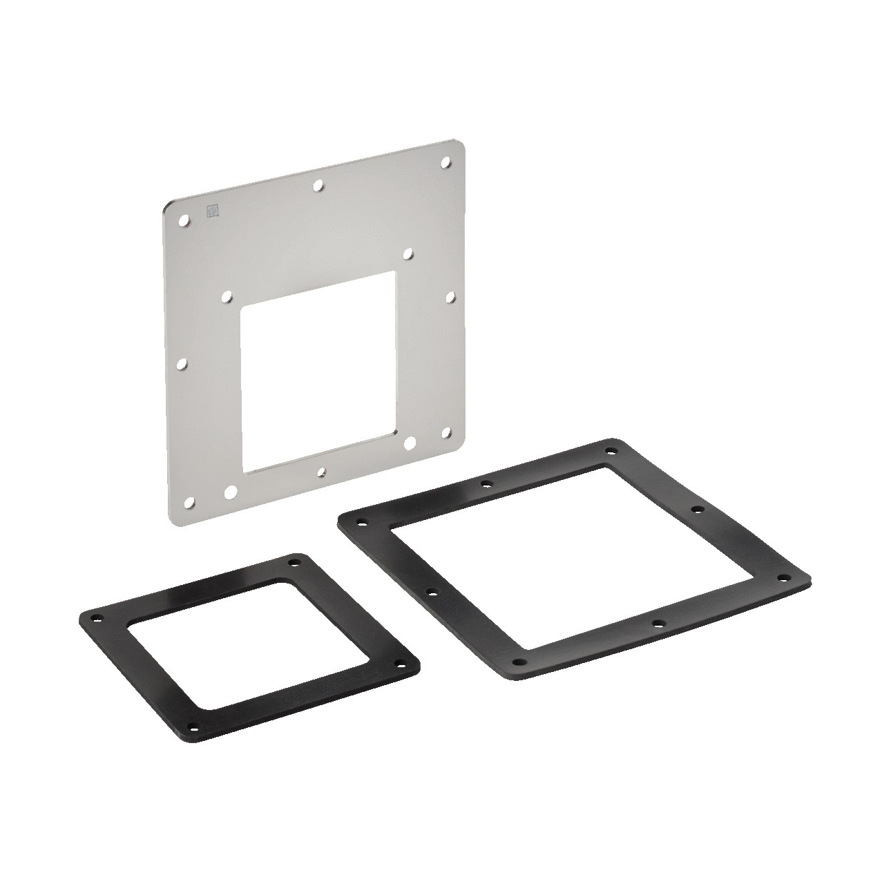 F66WRE44SS F22 Edge Hole Reducer Bushing, For Use With 6 x 6 in NEMA 12 Stainless Steel Feed Through Wireway, 304 Stainless Steel