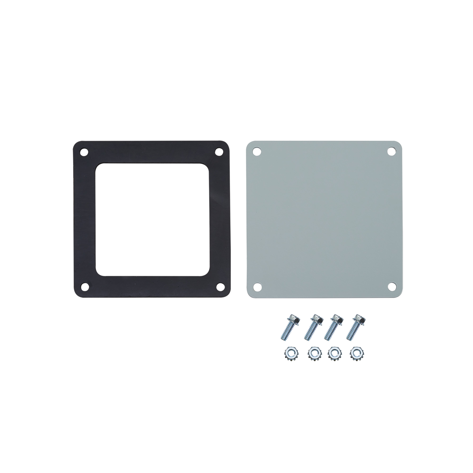F88WP F20 Closure Plate, For Use With 8 x 8 in NEMA 12 Feed-Through Wireway, Steel, Gray