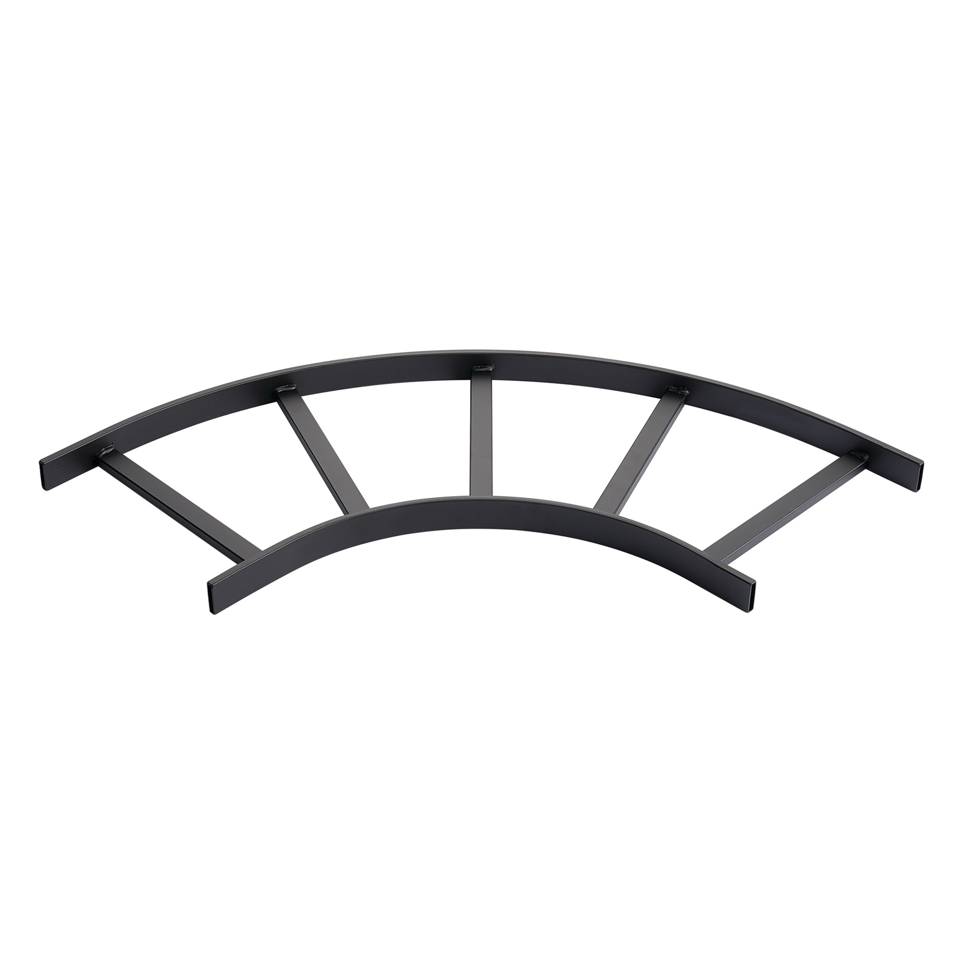 L90HB12BLK DCR Horizontal E-Bend Section, 12 in W Tray, 90 deg, Steel