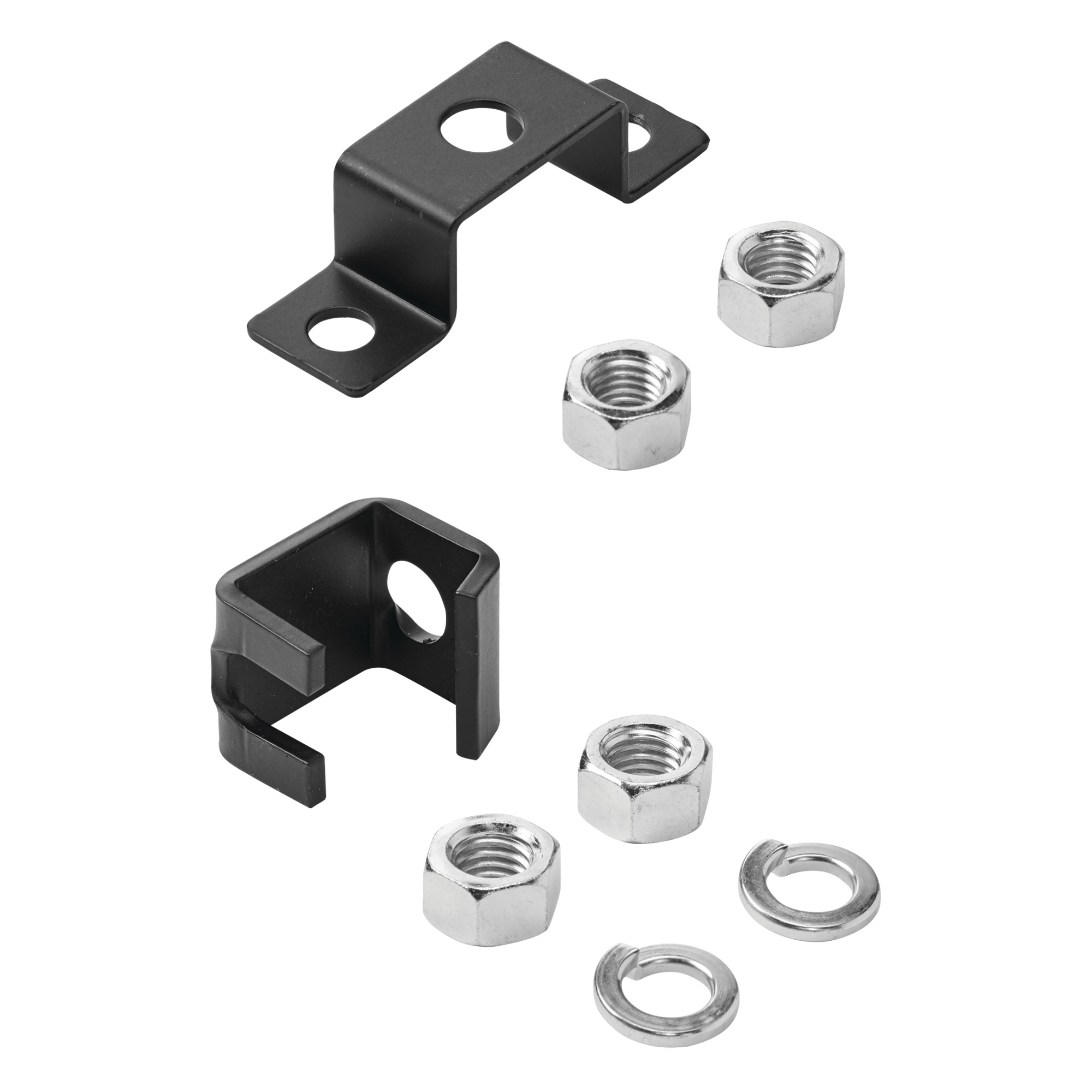 LCK DCR Ceiling Support Kit, For Use With Ladder Rack Systems, Steel, Black