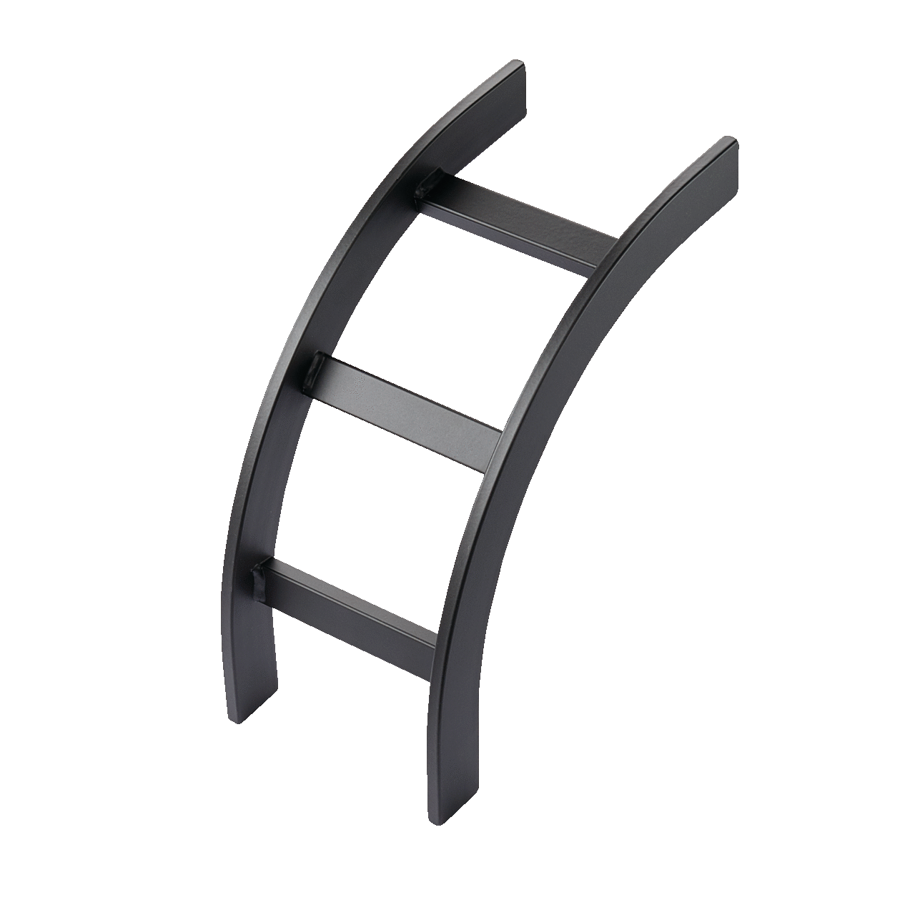 LIB12BLK Vertical Inside Ladder Rack Bend, Steel