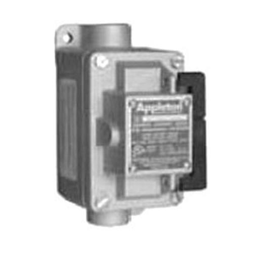 EDS175-RU2 Unilets 1-Gang 2-Circuit Dead End Pushbutton Control Station, 600 V AC, 10 A, 2NO-2NC Contact, NEMA 3/7CD/9EFG NEMA Rating