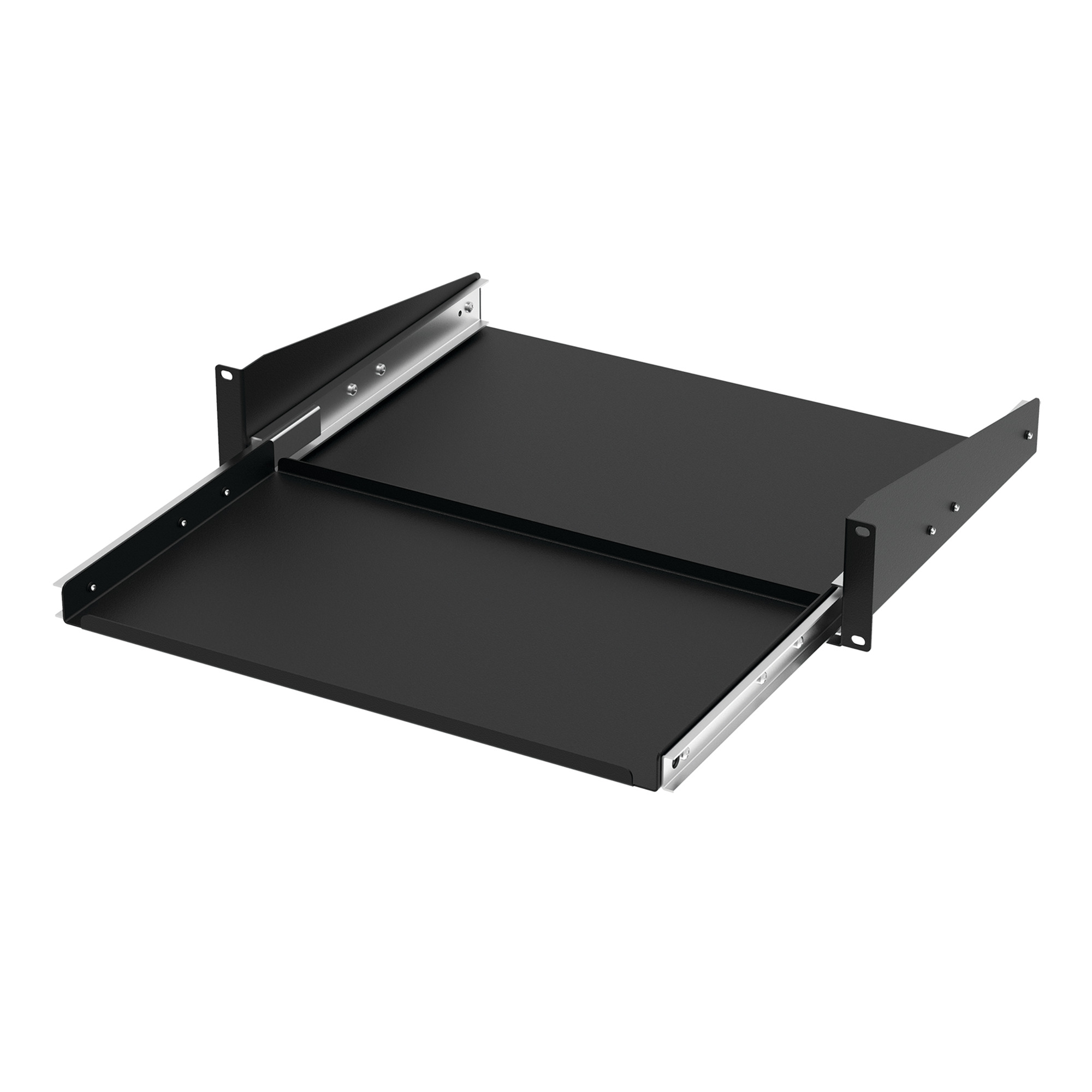 P19KBSM DACCY Pull-Out Shelf, 3-1/2 in H x 18.31 in W x 12.42 in D, 2RRU Rack, Steel