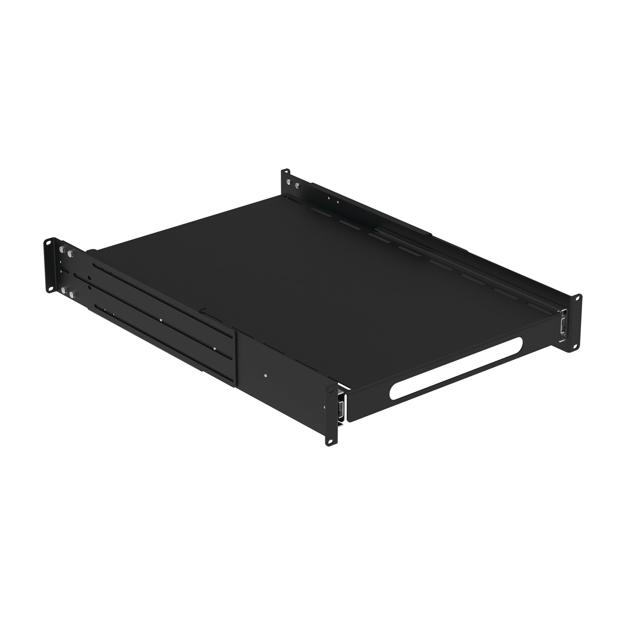 P19SHP68B ProLine P20 Rack Mount Sliding Pull-Out Shelf, 1-3/4 in H x 16.2 in W x 16.72 in D, 2RRU Rack, Steel