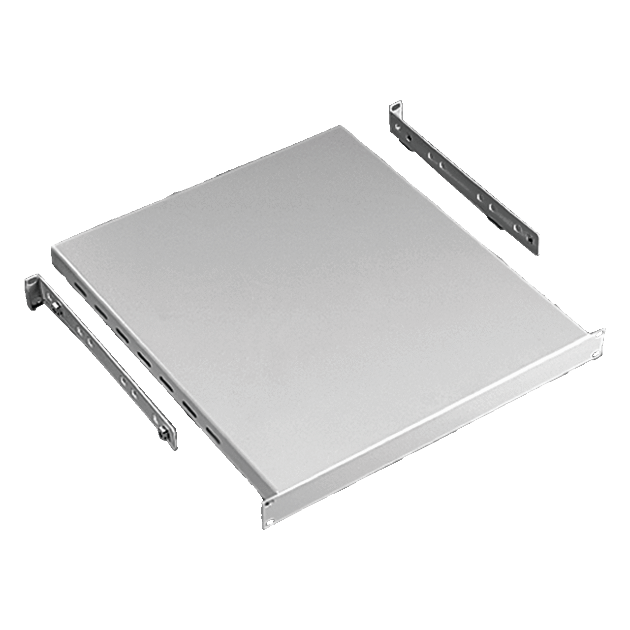 P23SH68B DACCY Rack Mount Solid Adjustable Shelf, 1.72 in H x 21.32 in W x 19.68 in D, 1RU Rack, Steel
