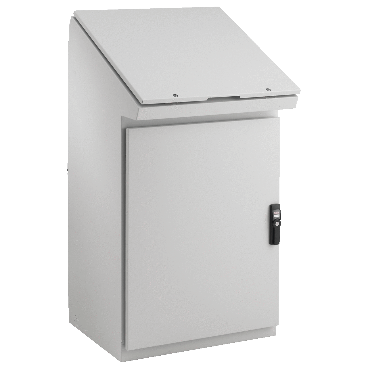 PGLD12105DC ProLine Gold/P11 1-Door Single Bay Single Access Desk Console Enclosure, 1175 mm L x 946 mm W x 469 mm D, NEMA 12 NEMA Rating, Steel