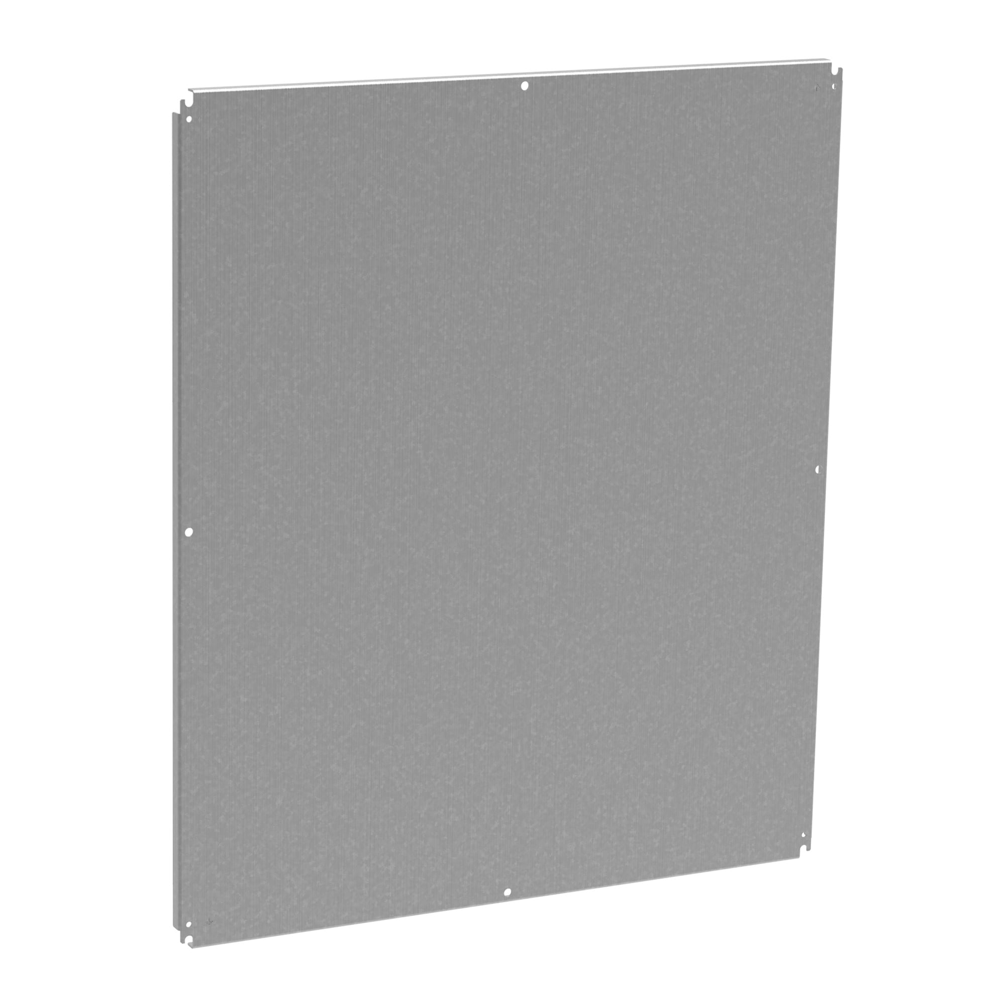 PP1115G ProLine P20 Full Back Panel, 1021 mm H x 1478 mm W, For Use With ProLine 1021 mm H x 1478 mm W Frames and Gold Series NEMA 12 PGLD12165DC Double Bay Desk Console Enclosures, Steel