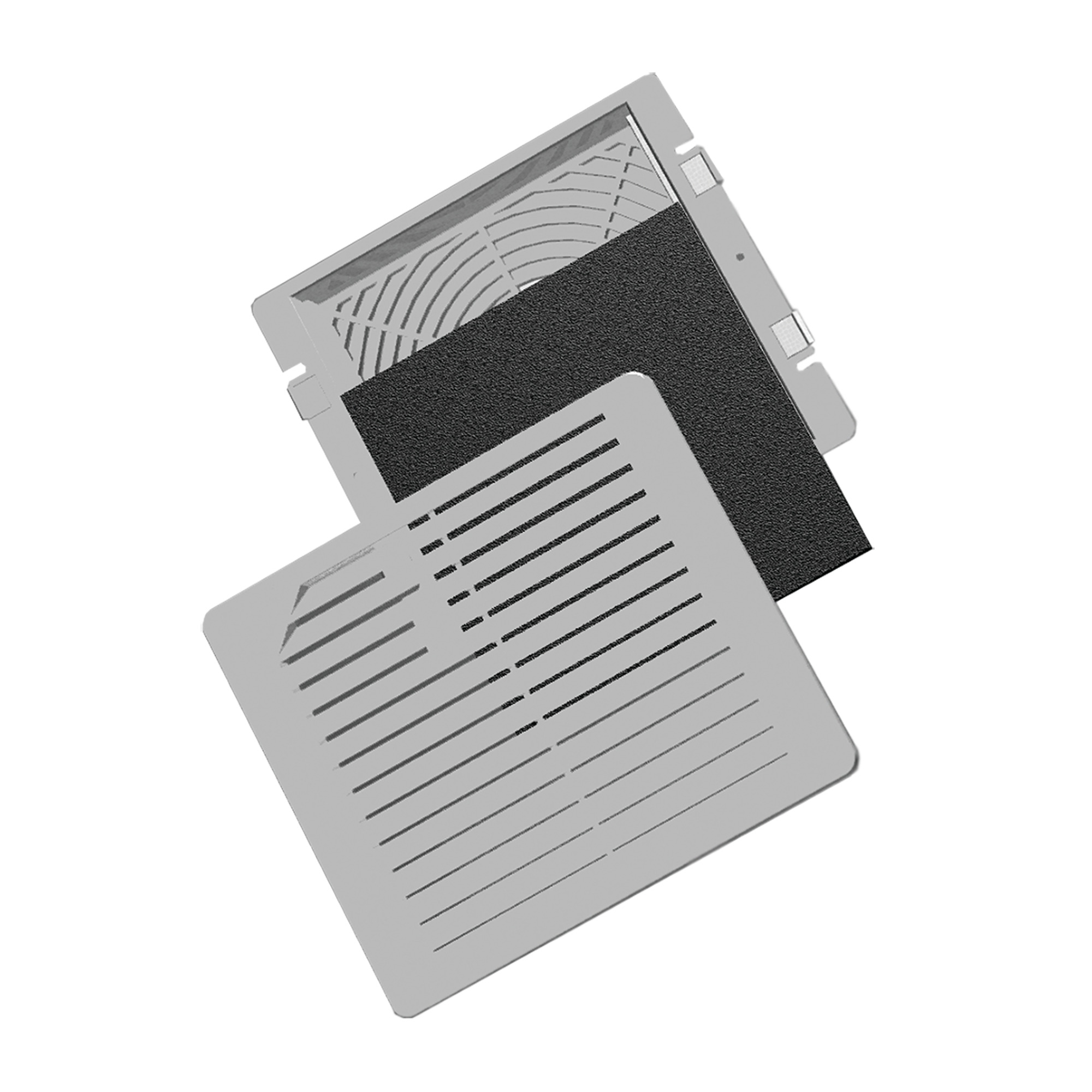 TEP6SS TEP Side Mount Exhaust Grille, 304 Stainless Steel