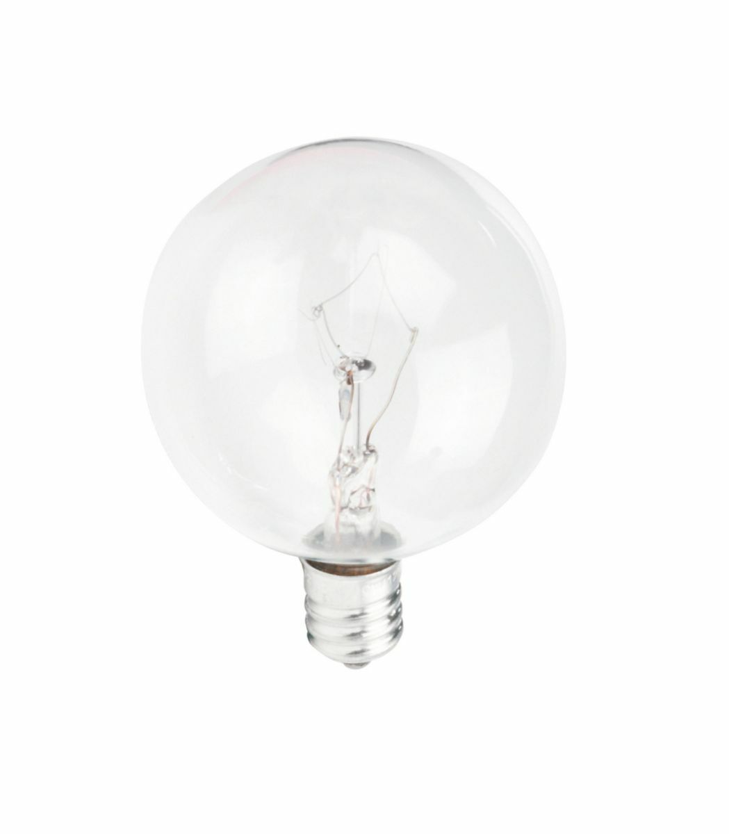 168450 DuraMax Decorative Incandescent Lamp, 25 W, E12 Incandescent Lamp, BA9 Shape, 200 Lumens