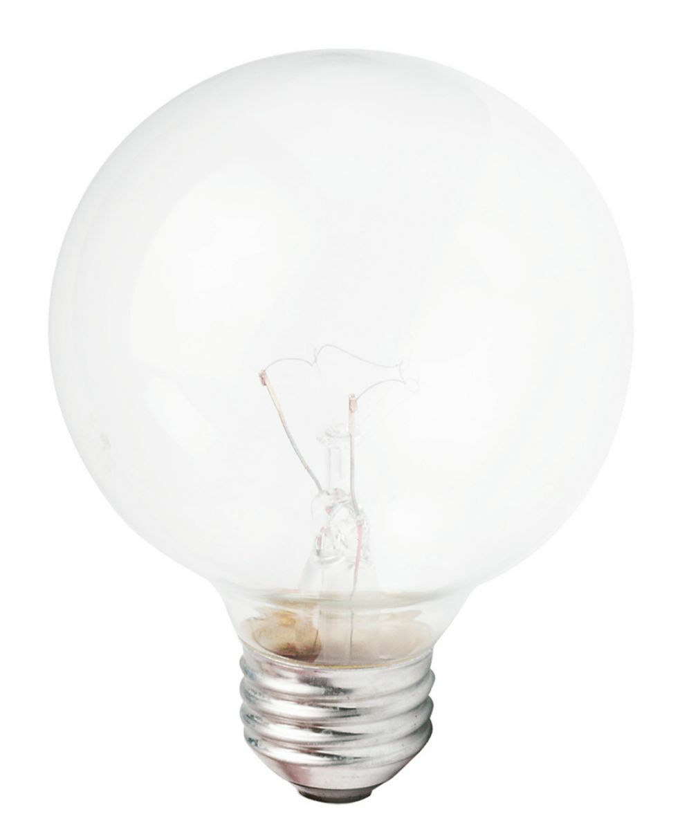 168872 DuraMax Decorative Incandescent Lamp, 25 W, E26 Incandescent Lamp, BA9 Shape, 235 Lumens