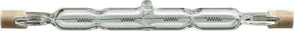 200105 Dimmable Double End Linear Halogen Lamp, 500 W, GX5.3 Halogen Lamp, R50 Shape, 9500 Lumens
