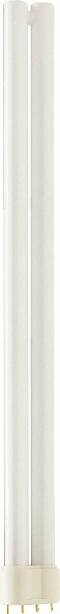 349423 Energy Saving Long Non-Dimmable Compact Fluorescent Lamp, 36 W, 2G11 Lamp, PL-L Shape, 2900 Lumens