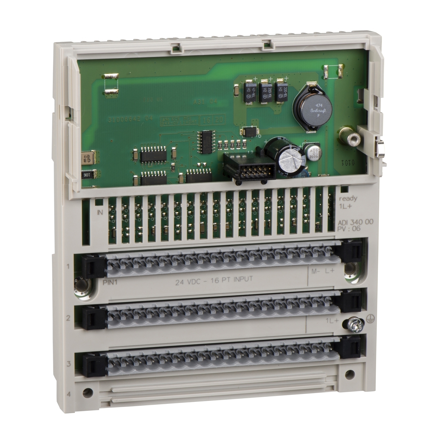 170ADI54050 Modicon Base AC Discrete Input Module, 16 Inputs