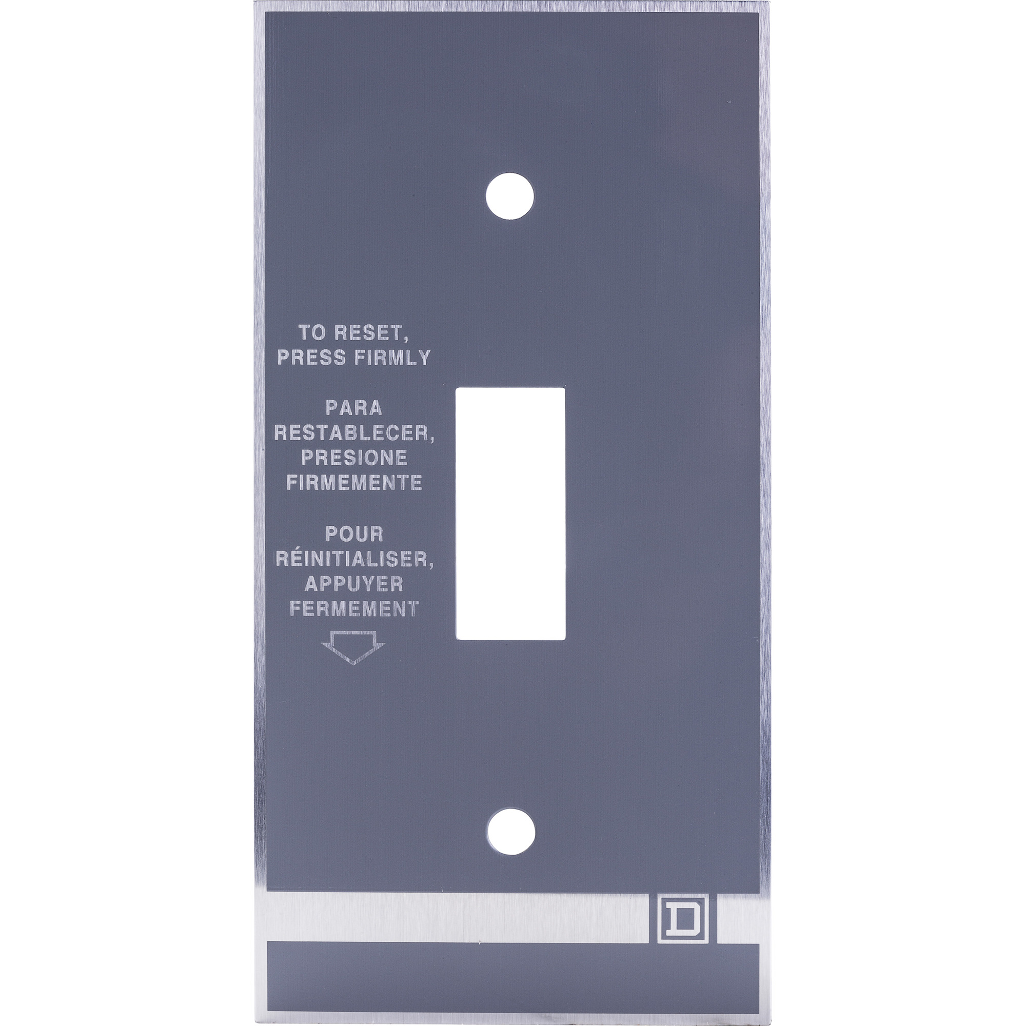 2510FN30 2-Hole Name Plate, For Use With 2510 F Manual Starter