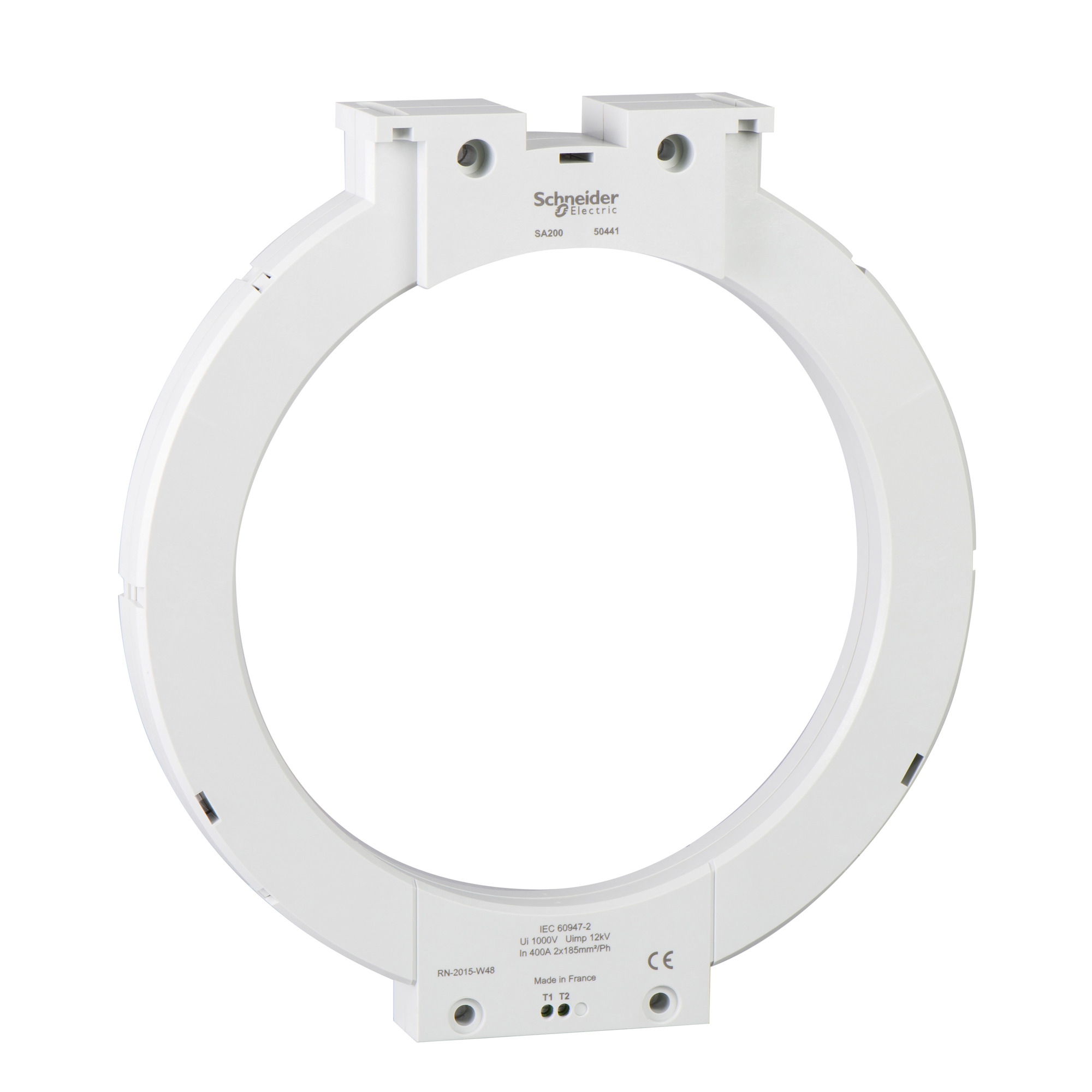 50442 Type A GA300 Closed Toroid Earth Leakage Current Sensor, 1000 V, 630 A, For Use With Vigirex Ground Fault Relay