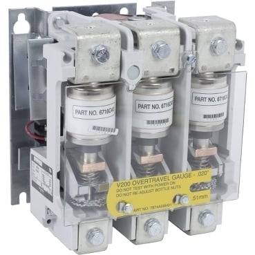 8502WGO3V02 Corrosion-Resistant Dusttight/Watertight Non-Reversing Vacuum Contactor, 110/120/600 V AC V Coil, 270 A, 3 Poles