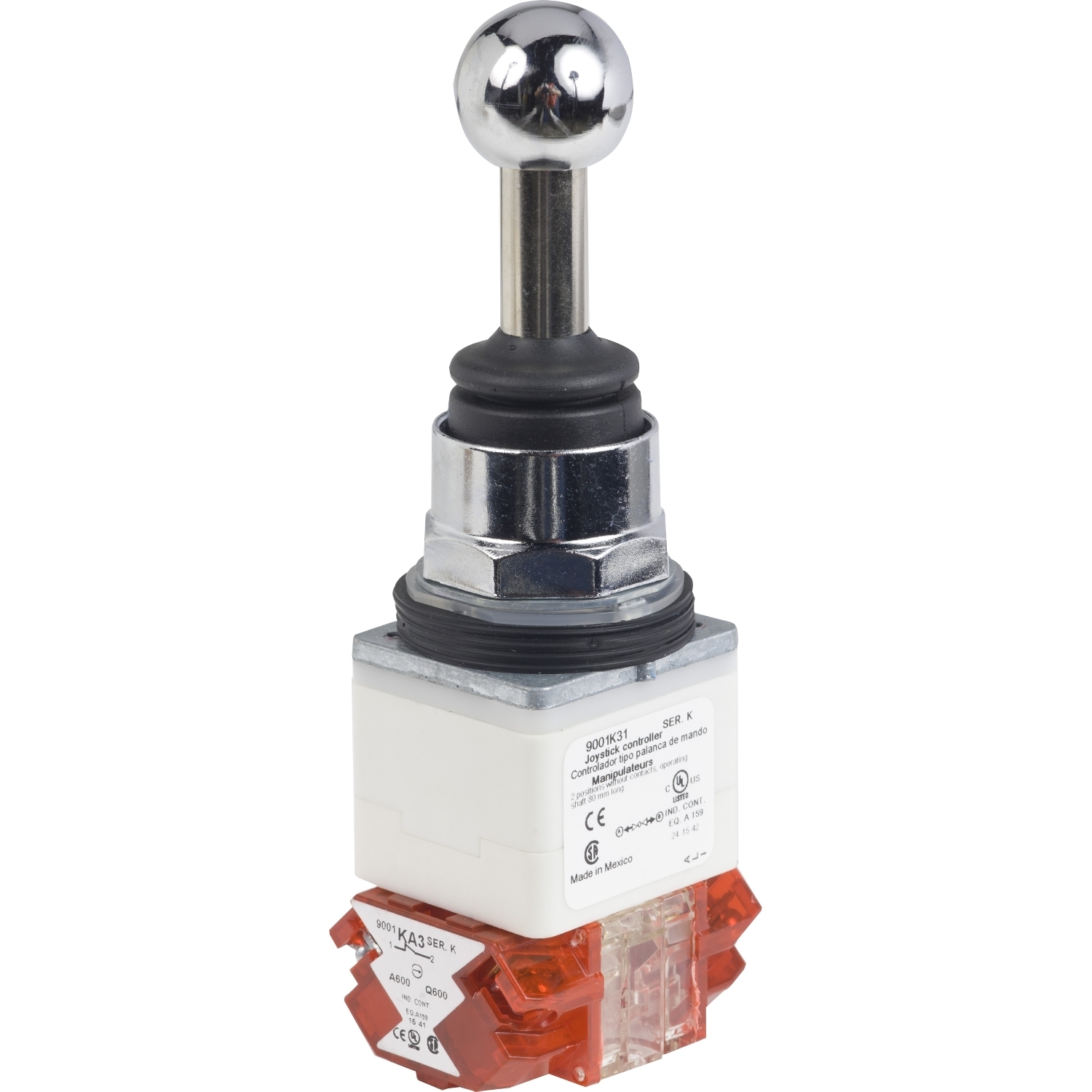 9001K31H8 Harmony Complete Joystick Controller, 30 mm, 2NC Contact, 3 Positions