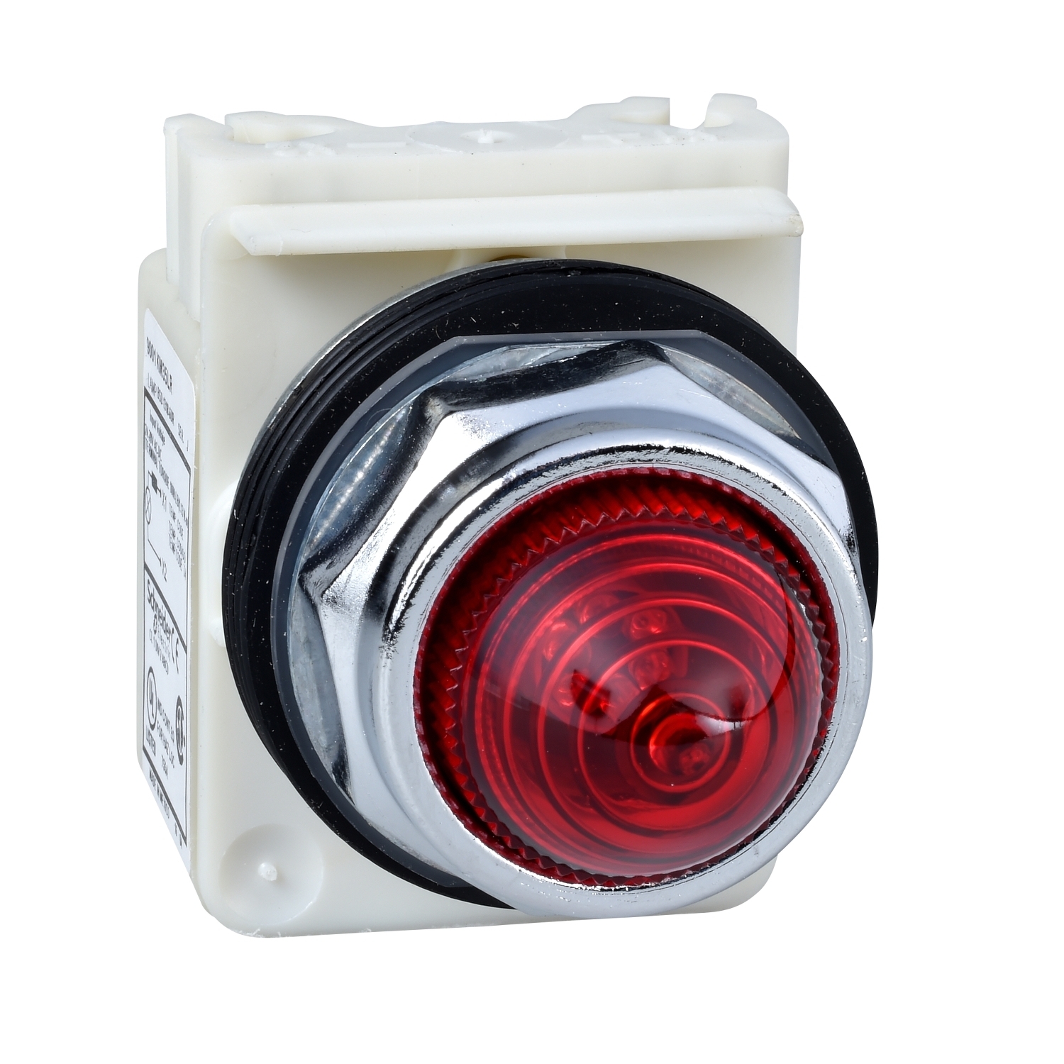 9001KP35LRR9 Harmony Type K Pilot Light, 24 V AC/28 V DC, 10 A, Domed Lens, Panel Mount