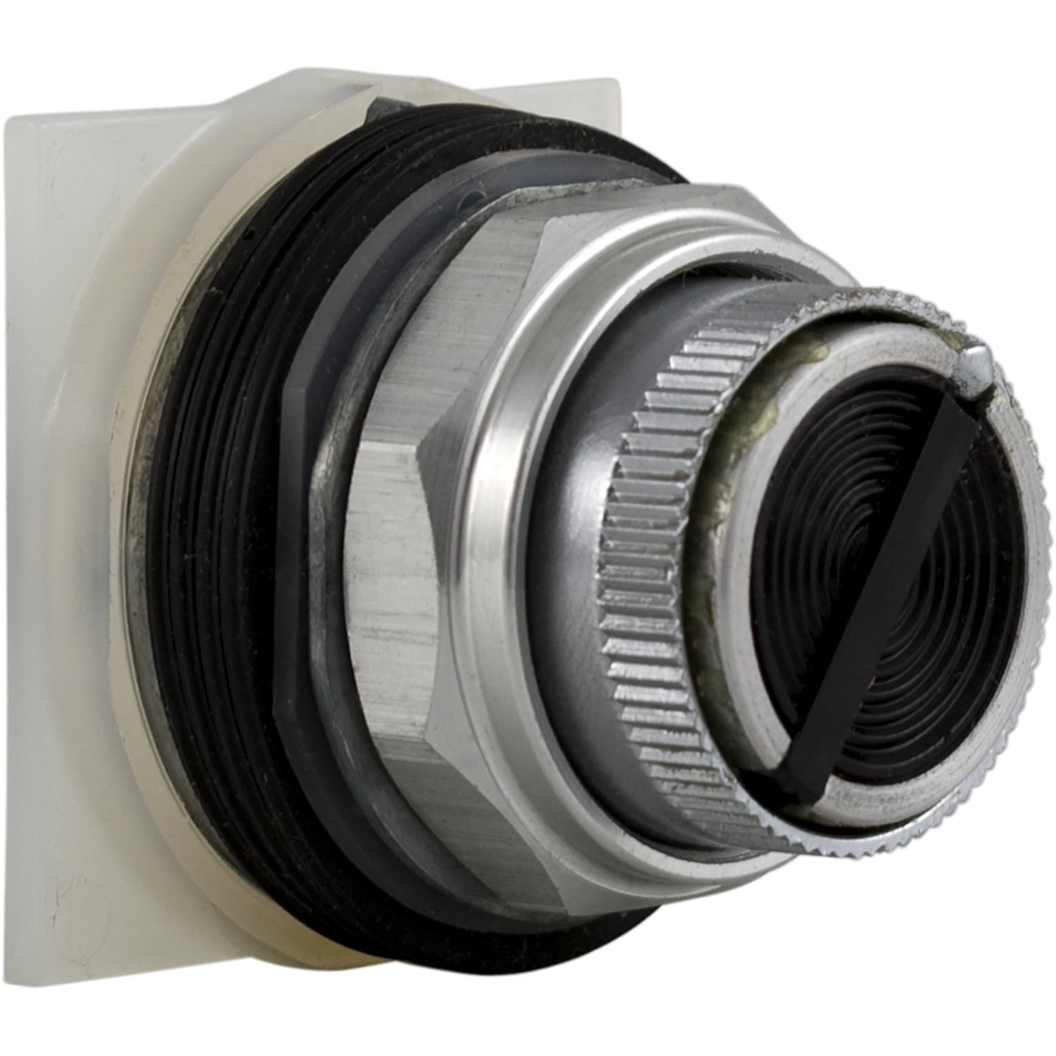 9001KQ11B Harmony Type K Heavy Duty Non-Illuminated Pushbutton Operator, 30 mm, 2 Positions, Black