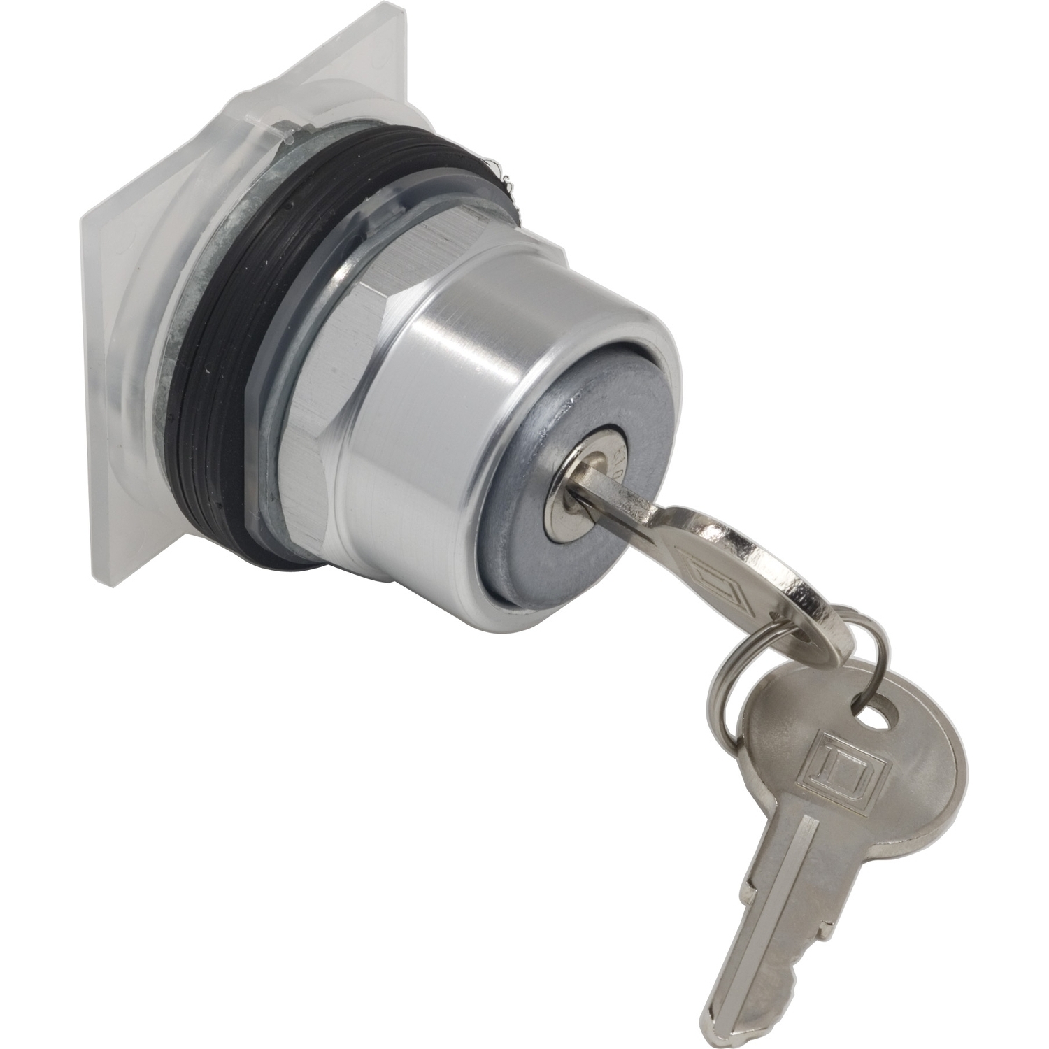 9001KR141 Harmony Type K Dust/Oil/Watertight Heavy Duty Round Unmarked Non-Illuminated Pushbutton Operator With Metal Full Guard, 30 mm, 3 Positions