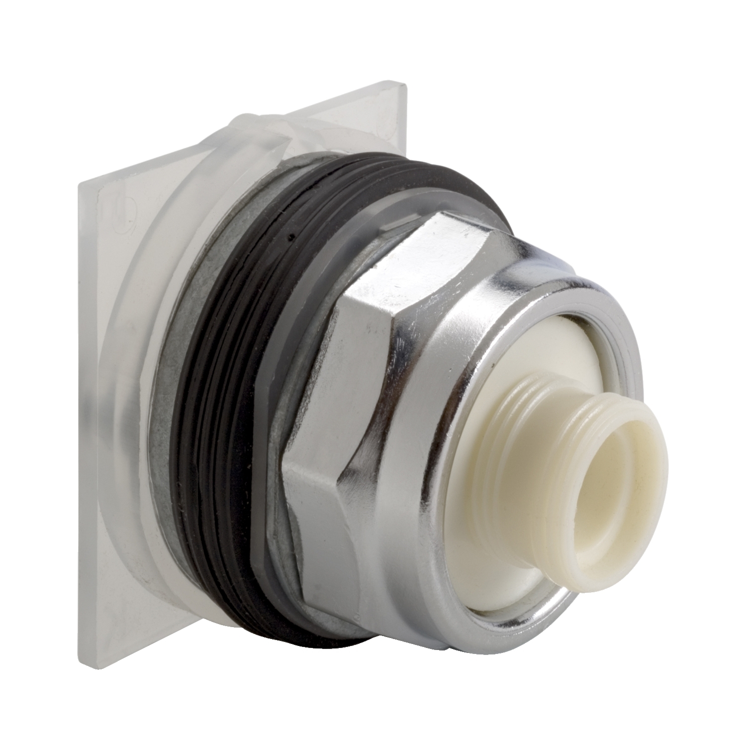 9001KR20 Harmony Type K Dusttight/Oiltight/Watertight Heavy Duty Round Unmarked Non-Illuminated Pushbutton Operator With Metal Full Guard, 30 mm, 2 Positions