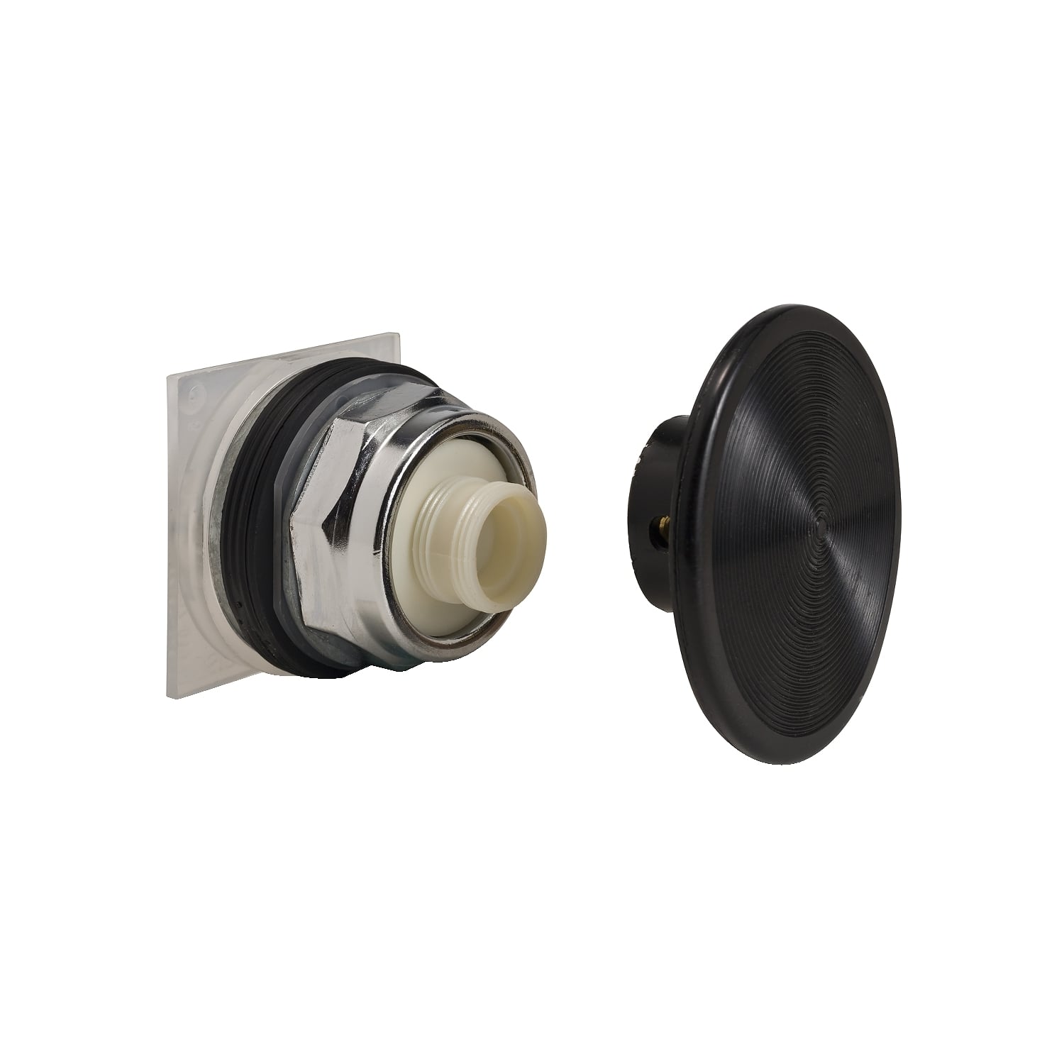 9001KR25B 9001K Non-Illuminated Type K Pushbutton Operator, 1.18 in, 2 Positions, Black