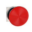 30mm Push Button, Type K, mushroom button operator, 2.25 inch diameter, plastic red cap