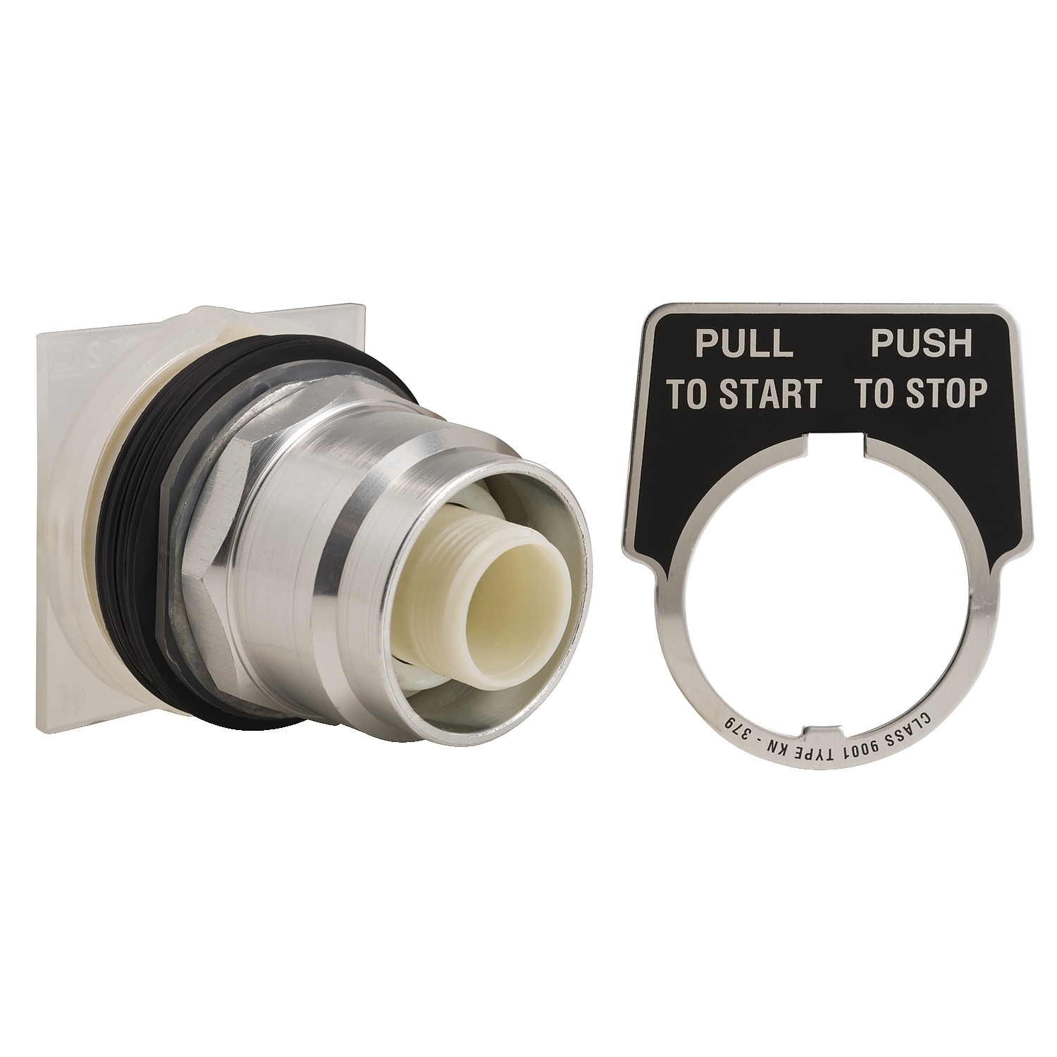 9001KR8 9001K Type K Dusttight/Oiltight/Watertight Non-Illuminated Pushbutton Operator, 30 mm, 2 Positions