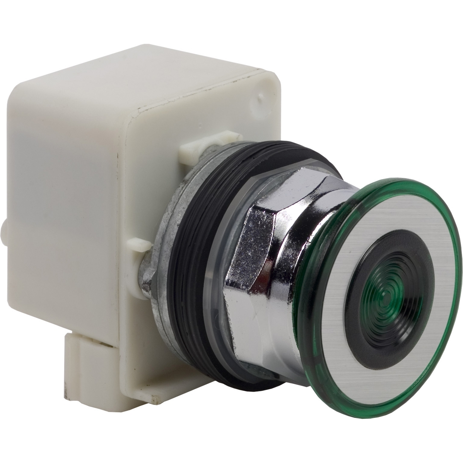 9001KR9P1G Harmony Type K Illuminated Pushbutton Operator, 30 mm, Maintained Contact, Green