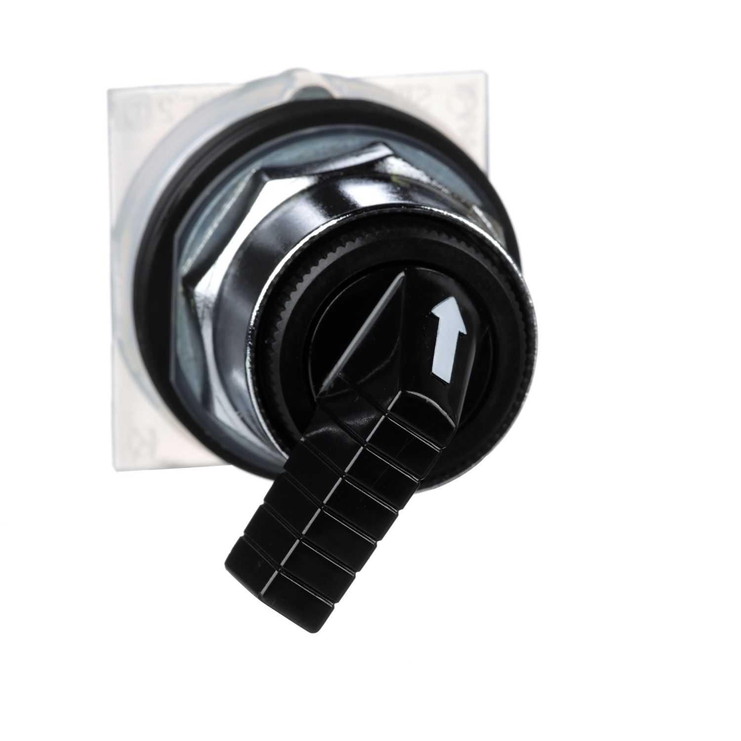 9001KS11FB Harmony Type K Non-Illuminated Round Selector Switch Operator, 30 mm, Knob Operator, 2 Positions, Black