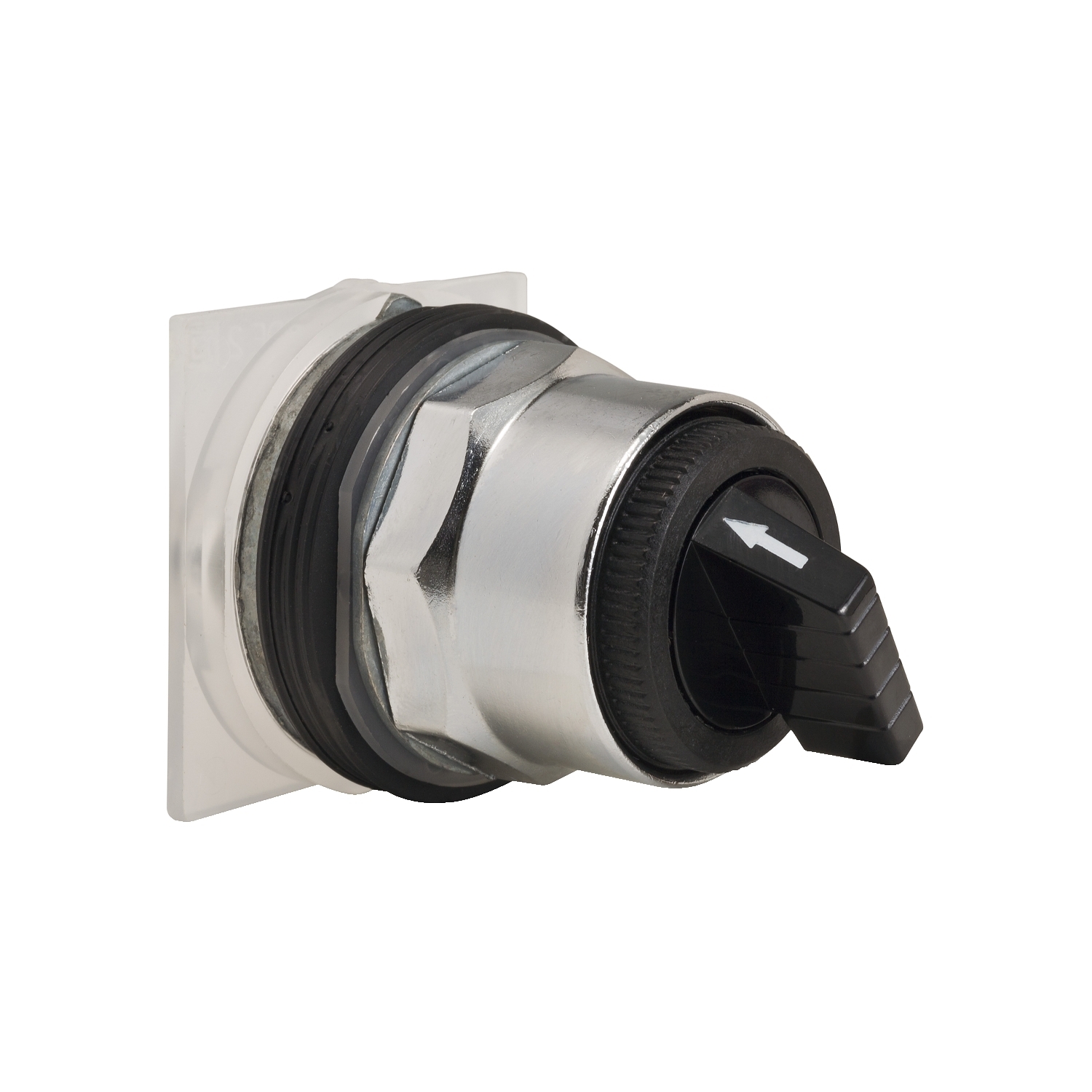9001KS34B Harmony Heavy Duty Non-Illuminated Selector Switch Operator, 30 mm, Knob Operator, 2 Positions, Black