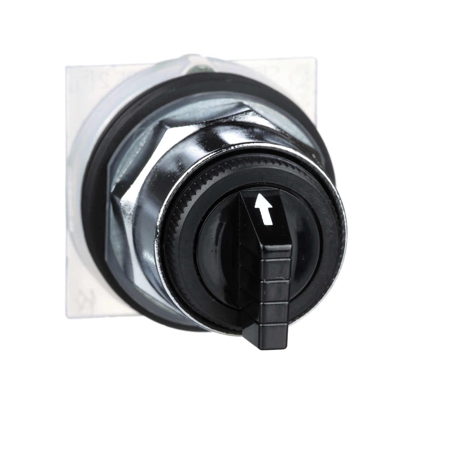 9001KS43B Harmony Heavy Duty Non-Illuminated Selector Switch Operator, 30 mm, Knob Operator, 3 Positions, Black