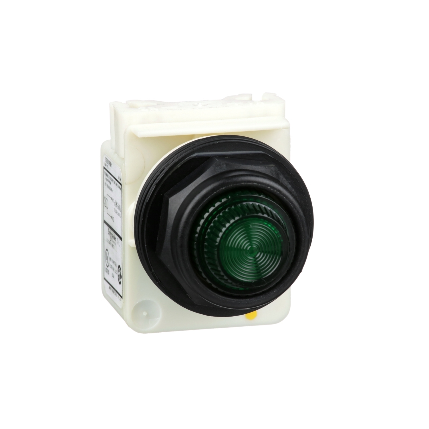 9001SKP1G31 Harmony Type SK Pilot Light, 110 to 120 V AC, Fresnel Glass Lens, Panel Mount